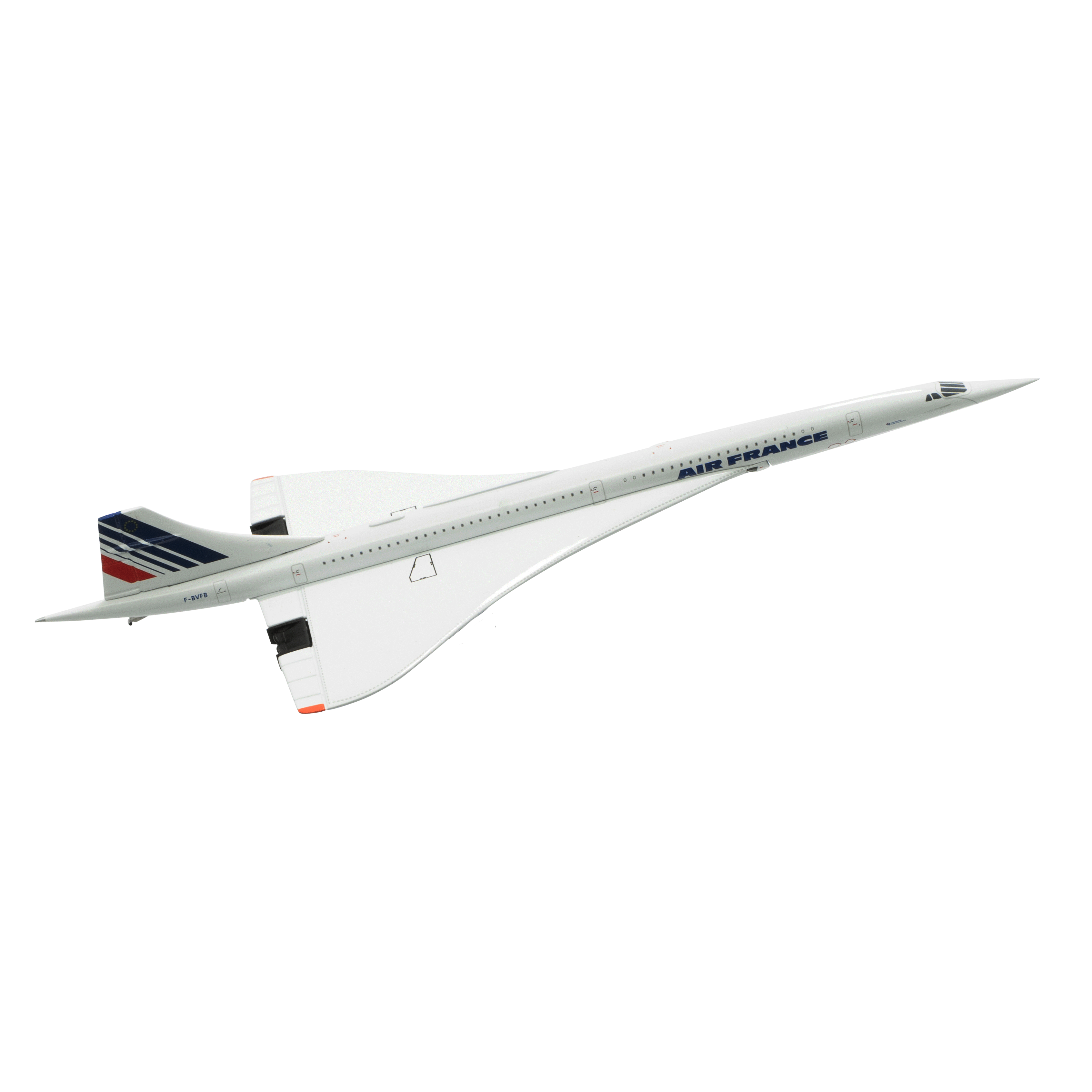 Maquette Concorde Sud Abviation Air France F-BVFB Shinshein, métal 1/400e