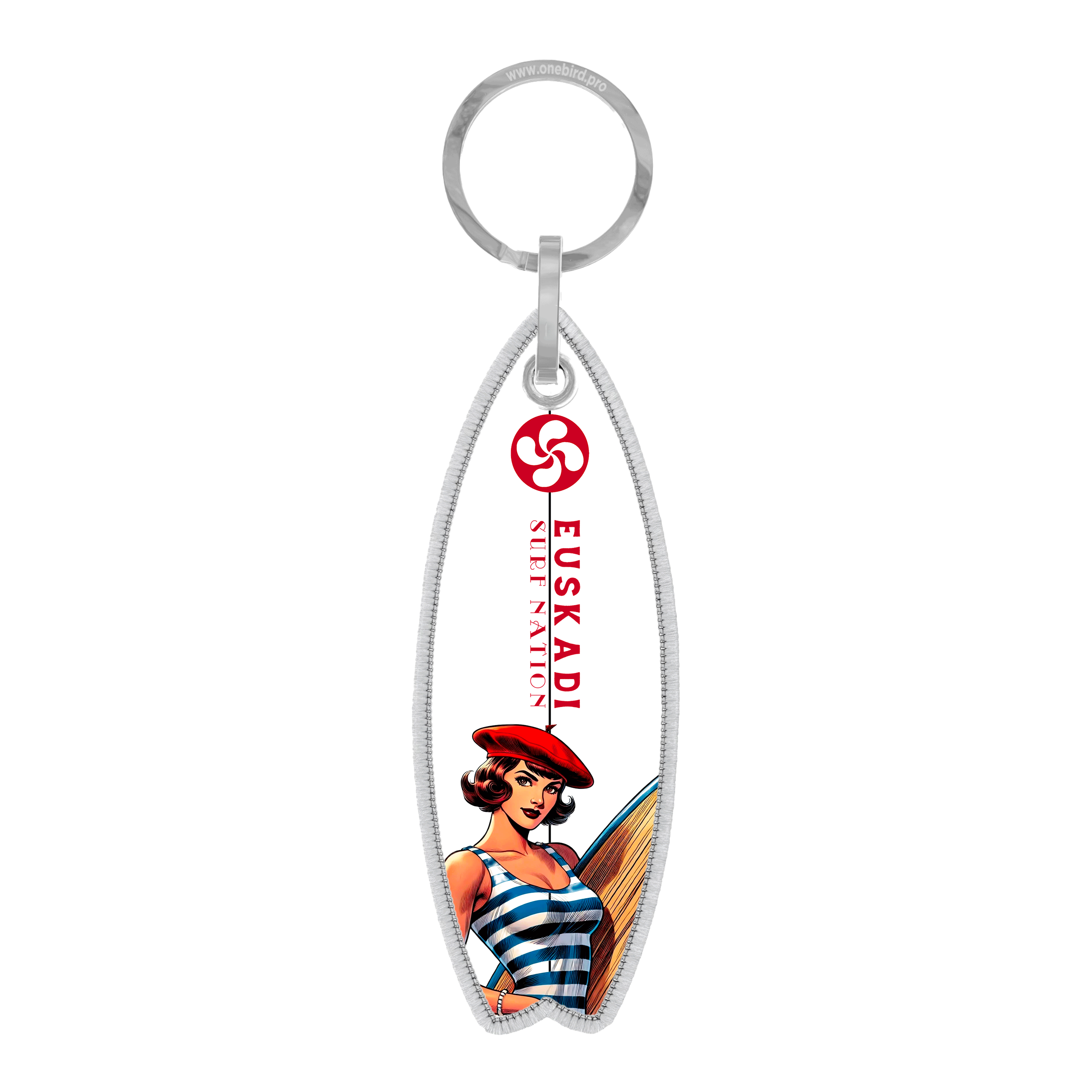 Porte-clés - flamme - surf France