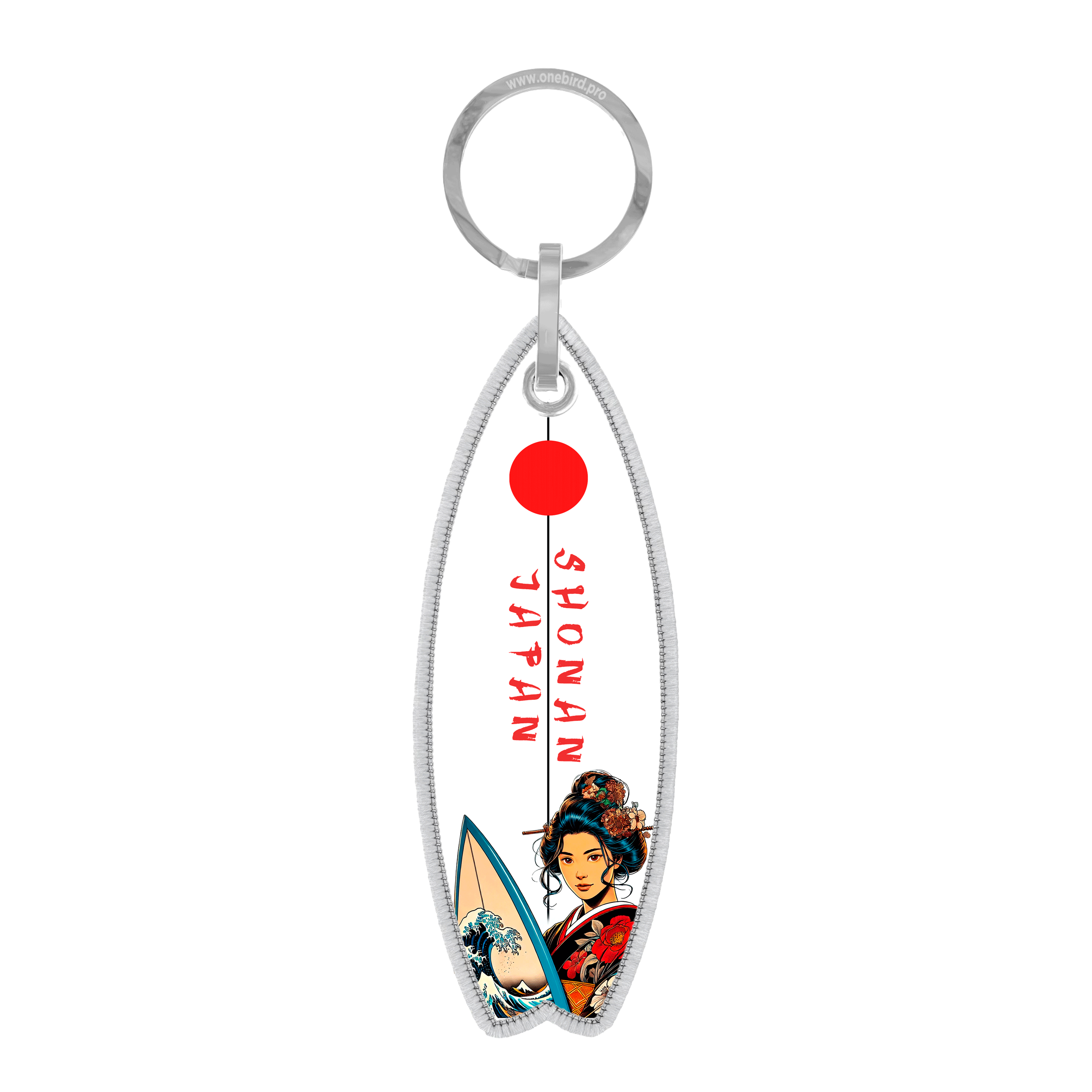 Porte-clés - flamme - surf Japon
