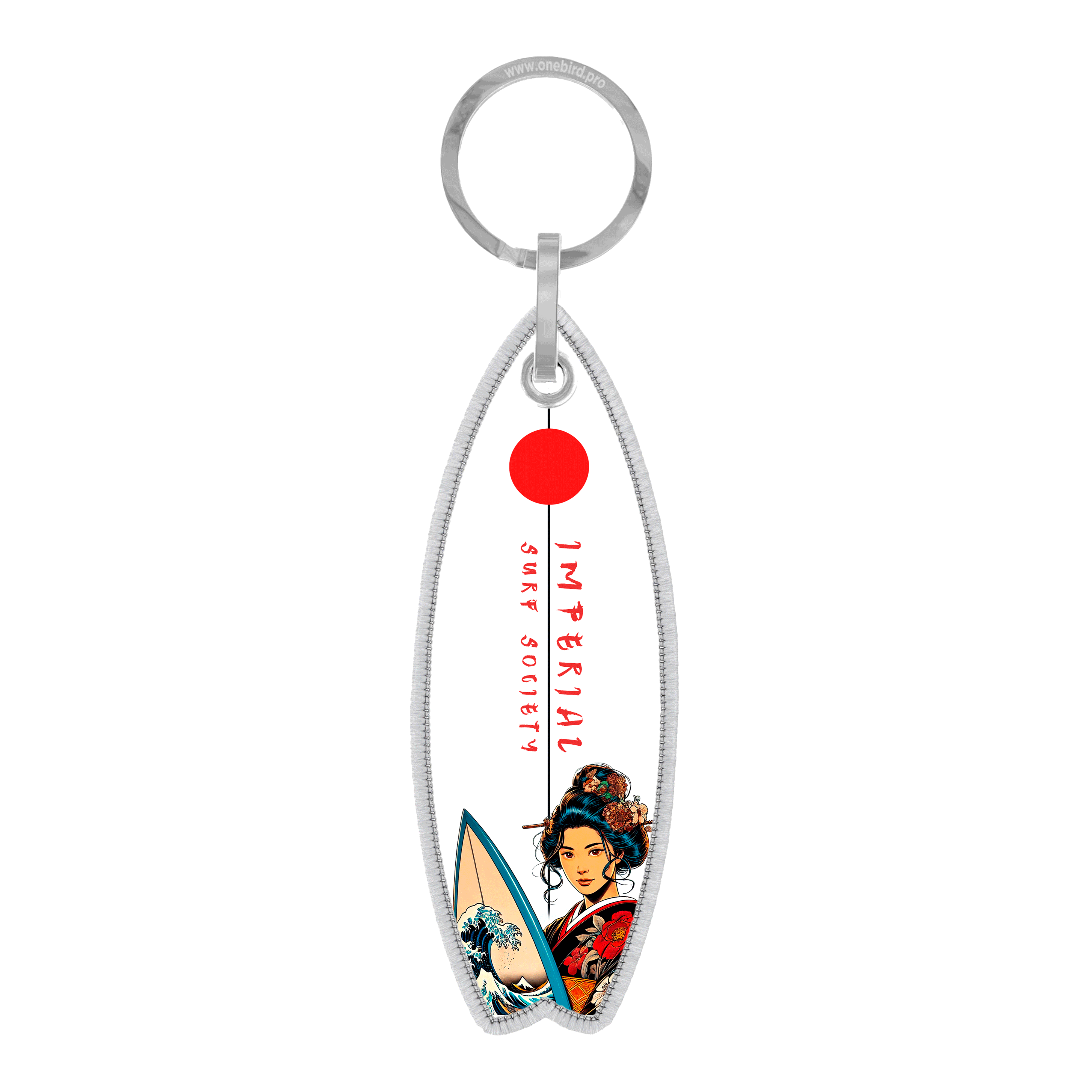 Porte-clés - flamme - surf Japon