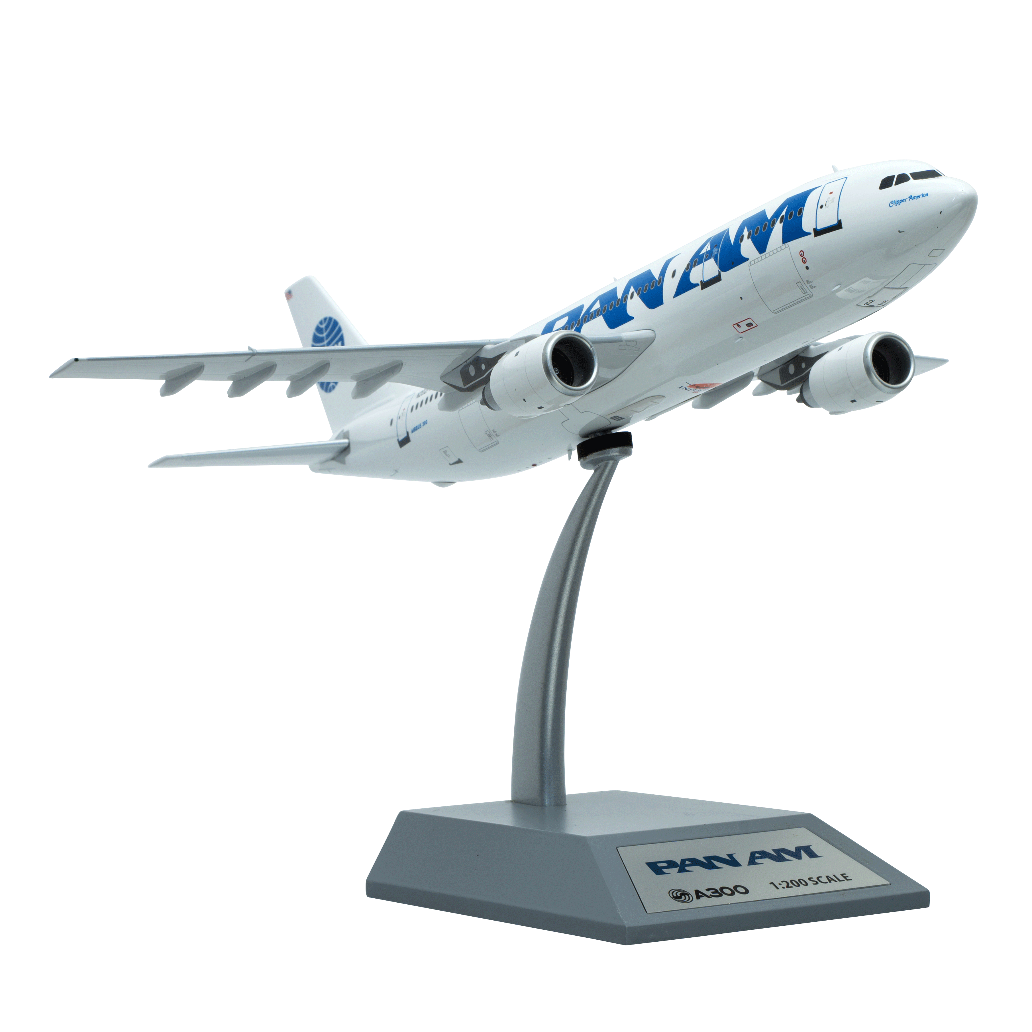 Maquette PAN AM Airbus A300B4 N202PA, métal 1/200ème