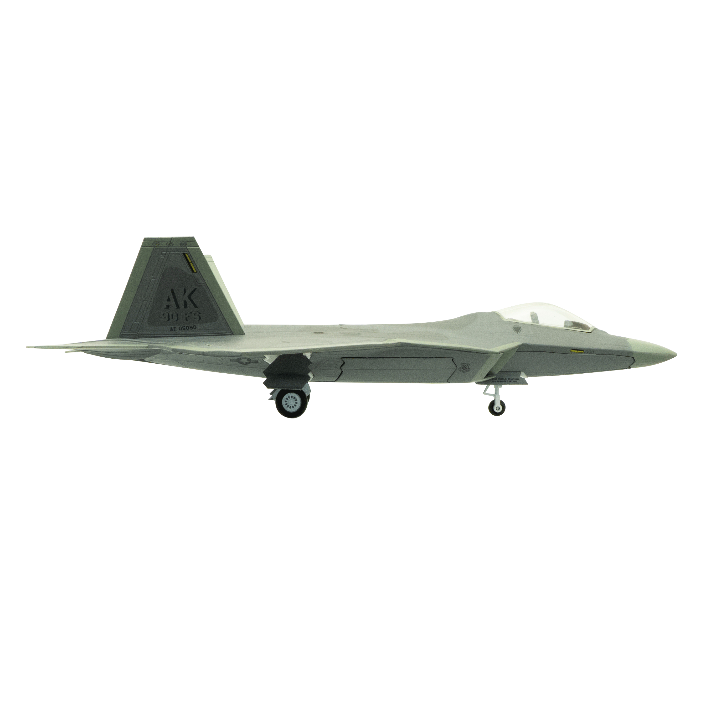 Maquette Lockheed F-22 Raptor, métal 1/72ème