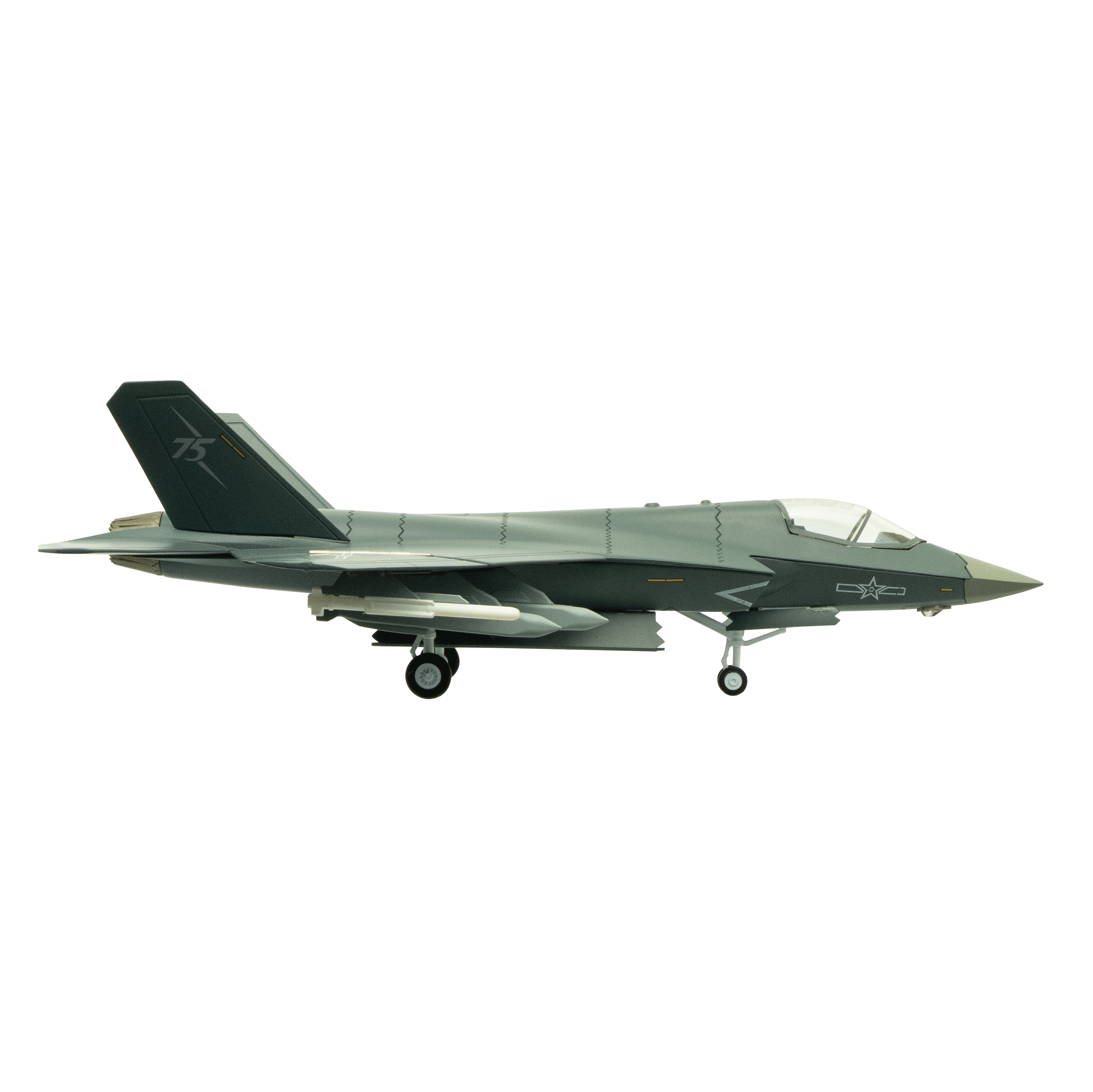 Maquette Shenyang J-35, métal 1/72ème