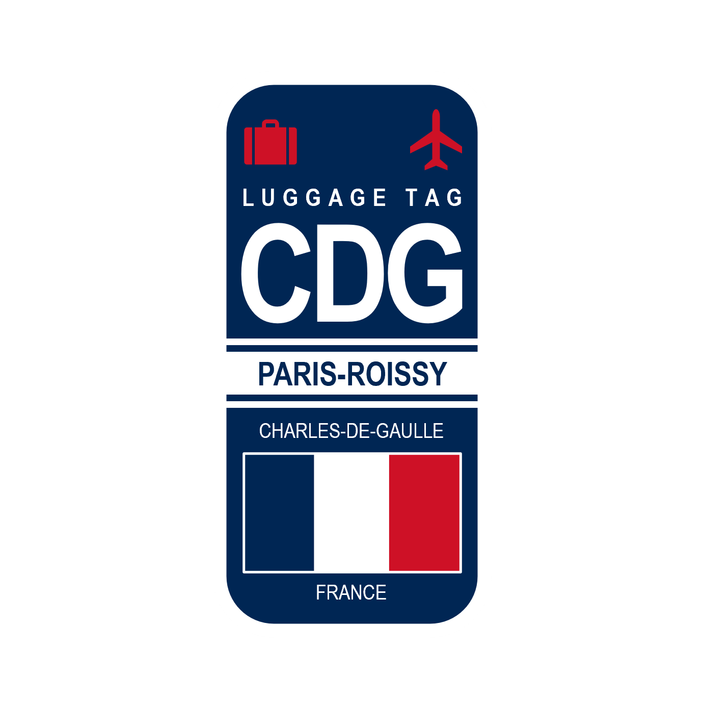 Magnet - Code Aéroport - CDG - PARIS-ROISSY