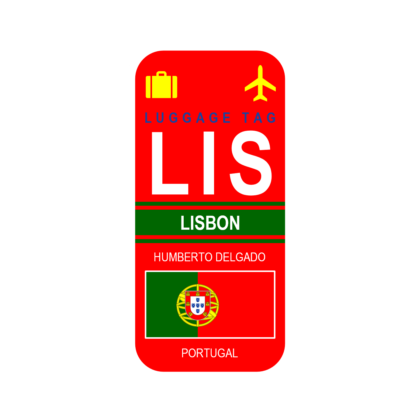 Magnet - Code Aéroport - LIS - LISBON