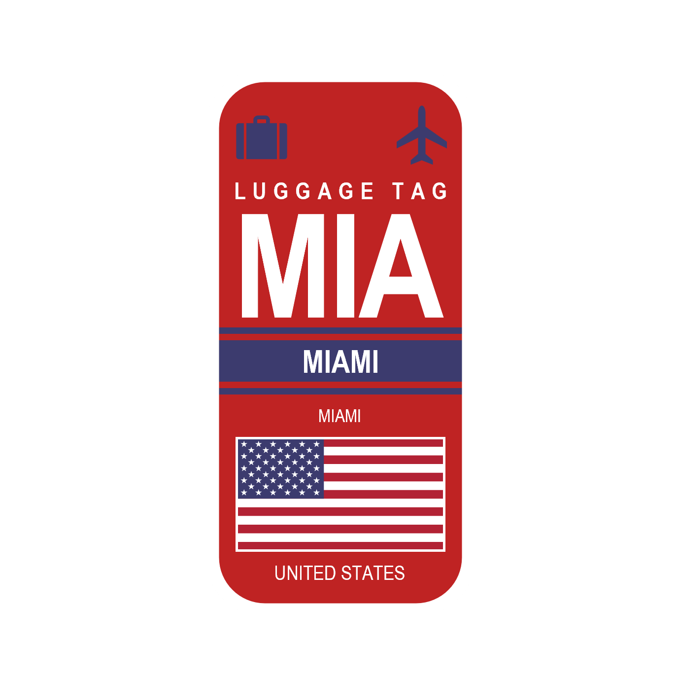 Magnet - Code Aéroport - MIA - MIAMI