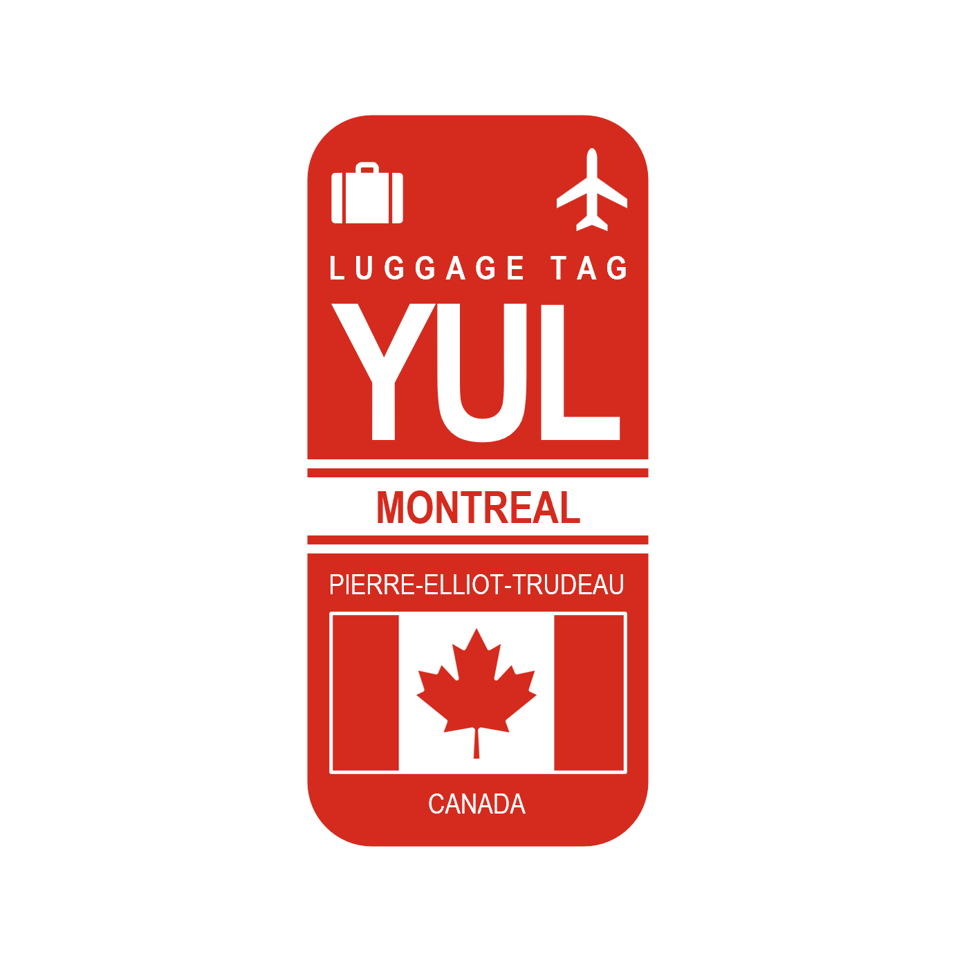 Magnet - Code Aéroport - YUL - MONTREAL