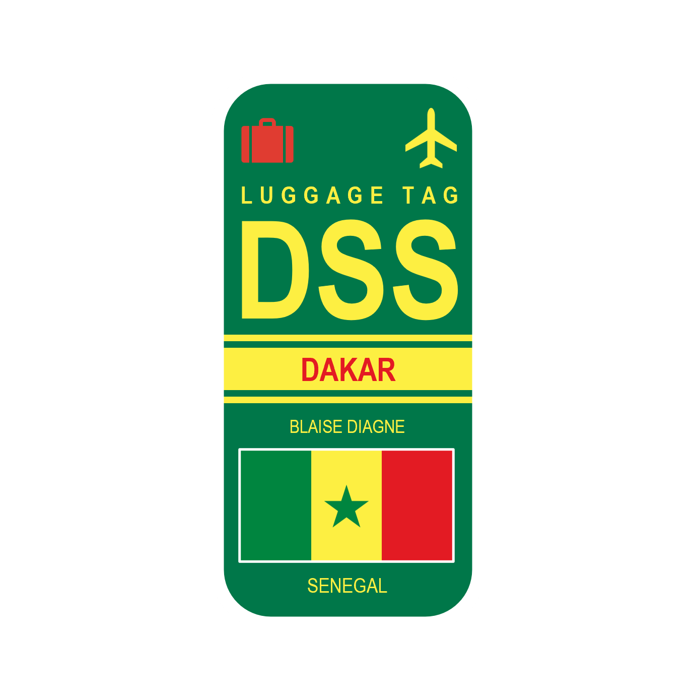 Magnet - Code Aéroport - DSS - DAKAR