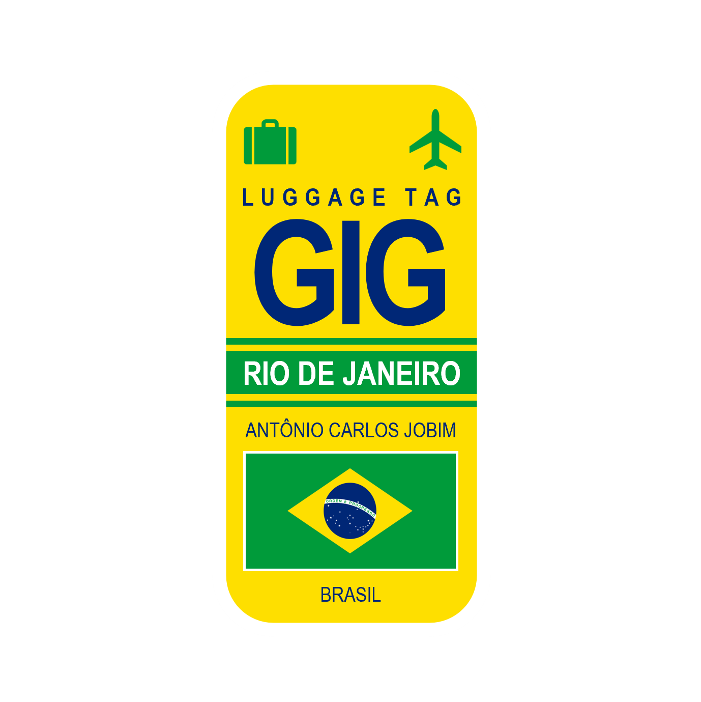 Magnet - Code Aéroport - GIG - RIO-DE-JANEIRO