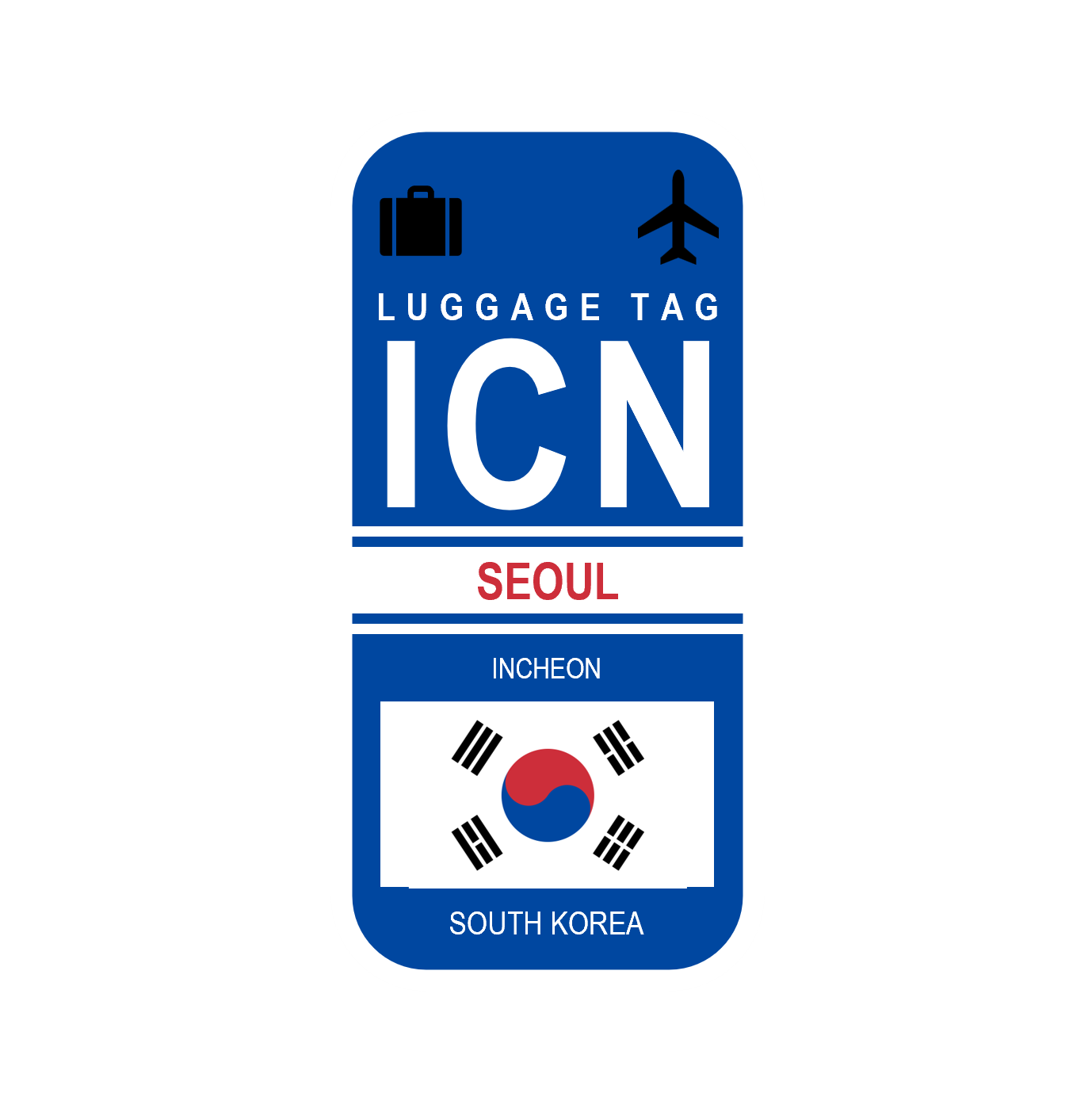 Magnet - Code Aéroport - ICN - SEOUL