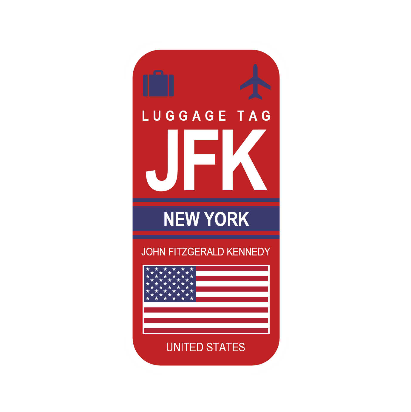 Magnet - Code Aéroport - JFK - NEW-YORK