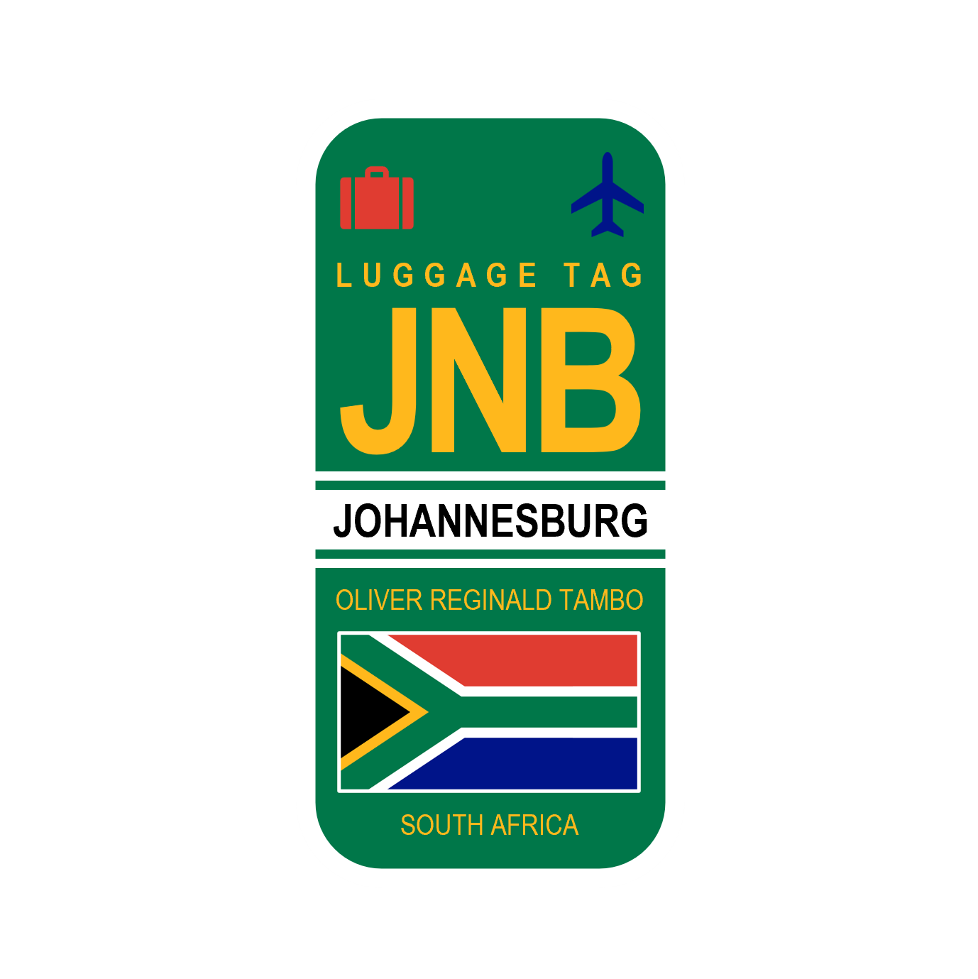 Magnet - Code Aéroport - JNB - JOHANNESBURG
