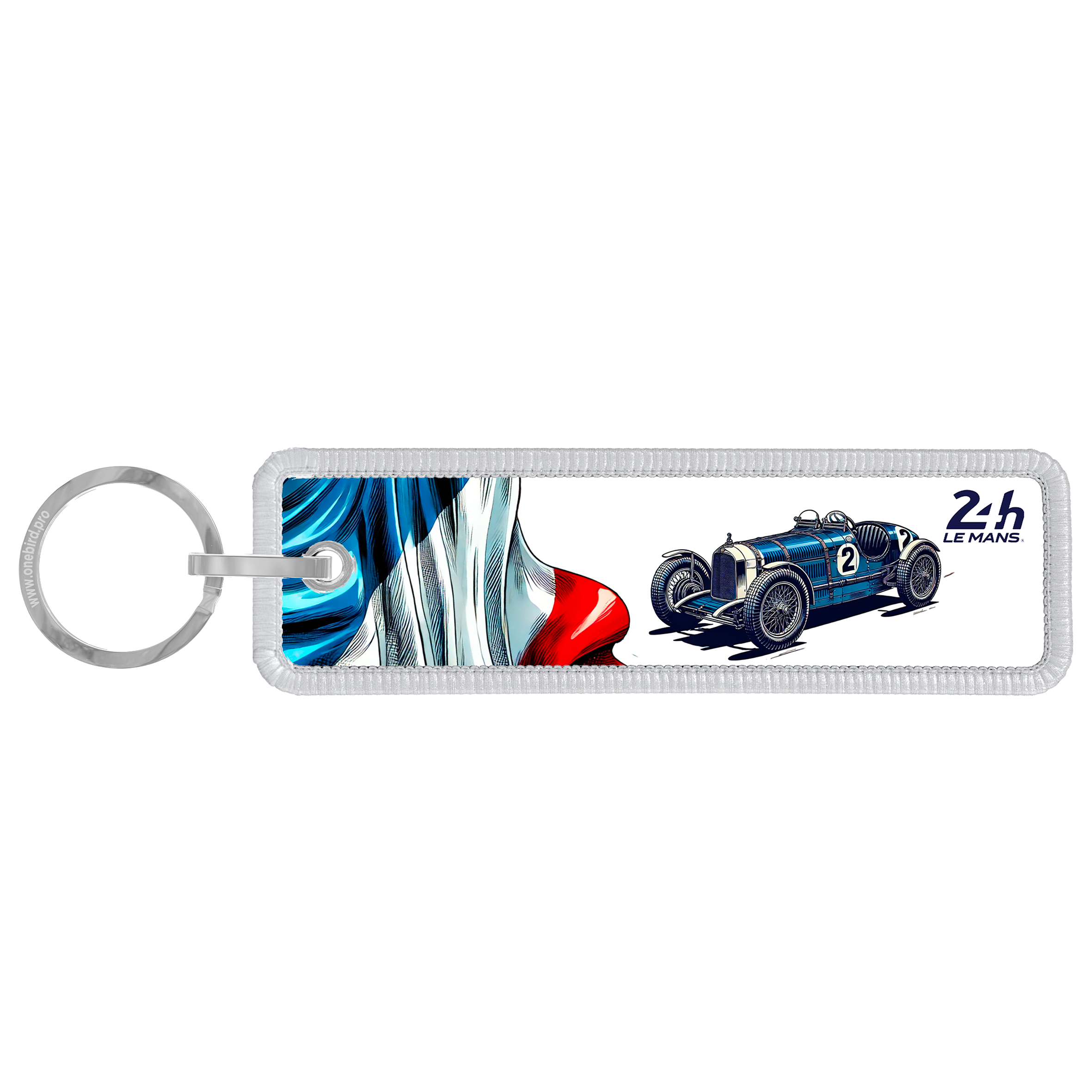 24H Le Mans - Cars&Flags - Porte-clés France - Voiture 2