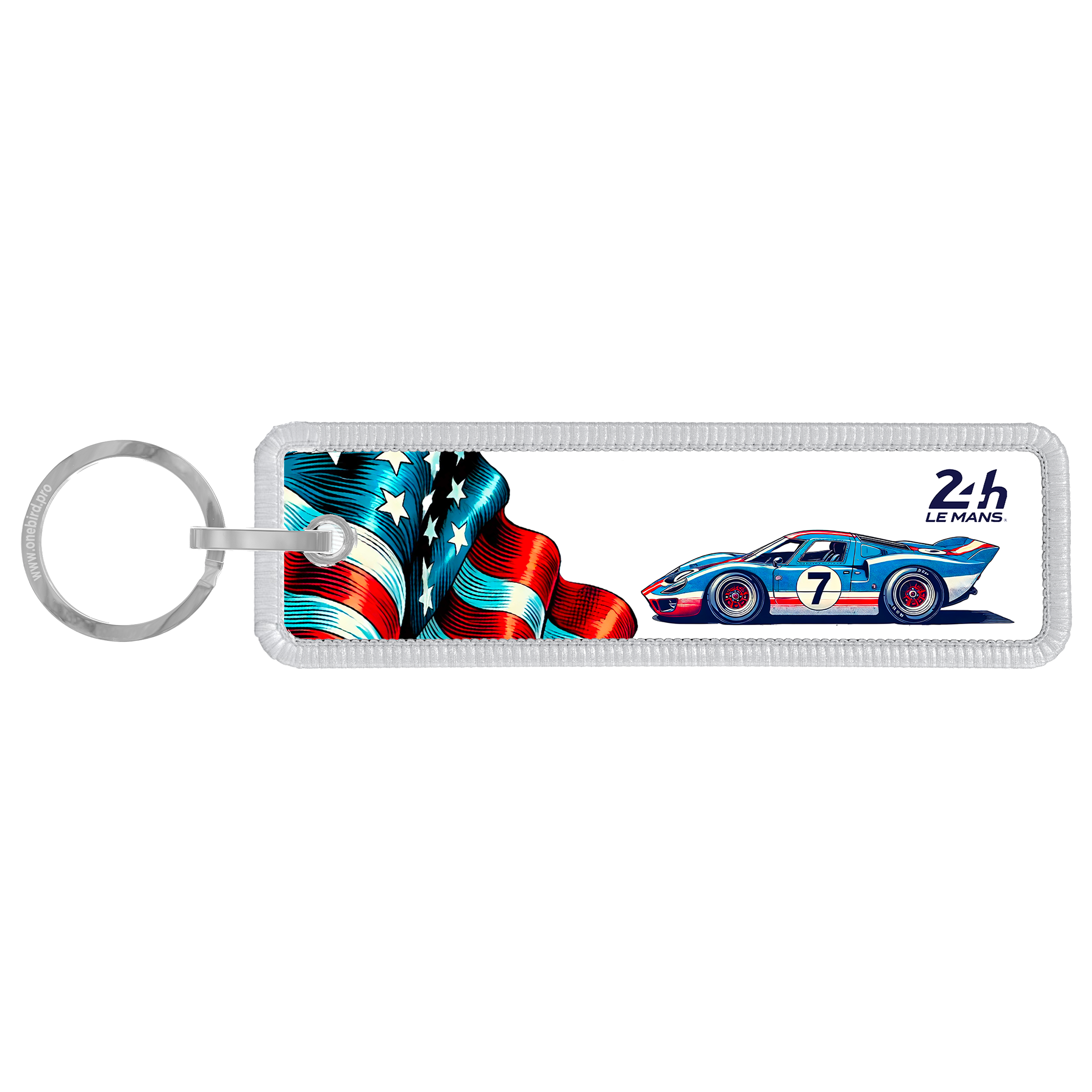 24H Le Mans - Cars&Flags - Porte-clés Etats-Unis - Voiture 7
