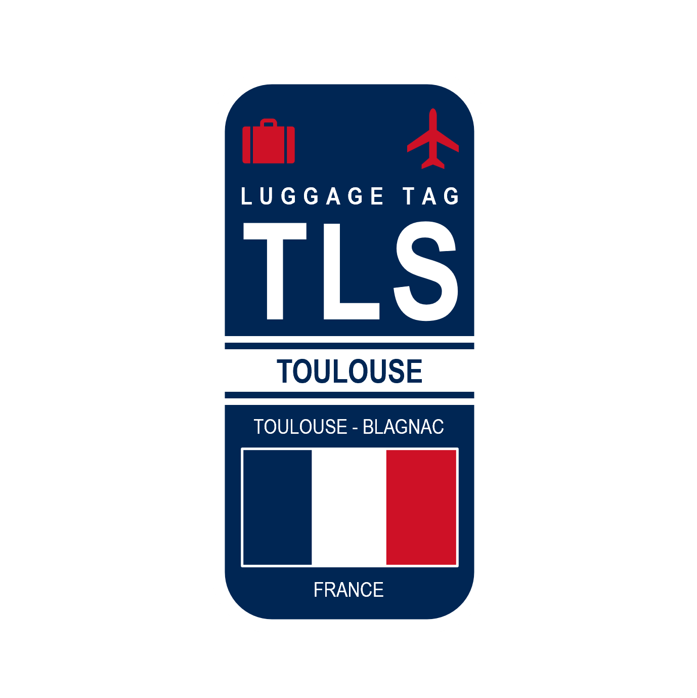 Magnet - Code Aéroport - TLS - TOULOUSE