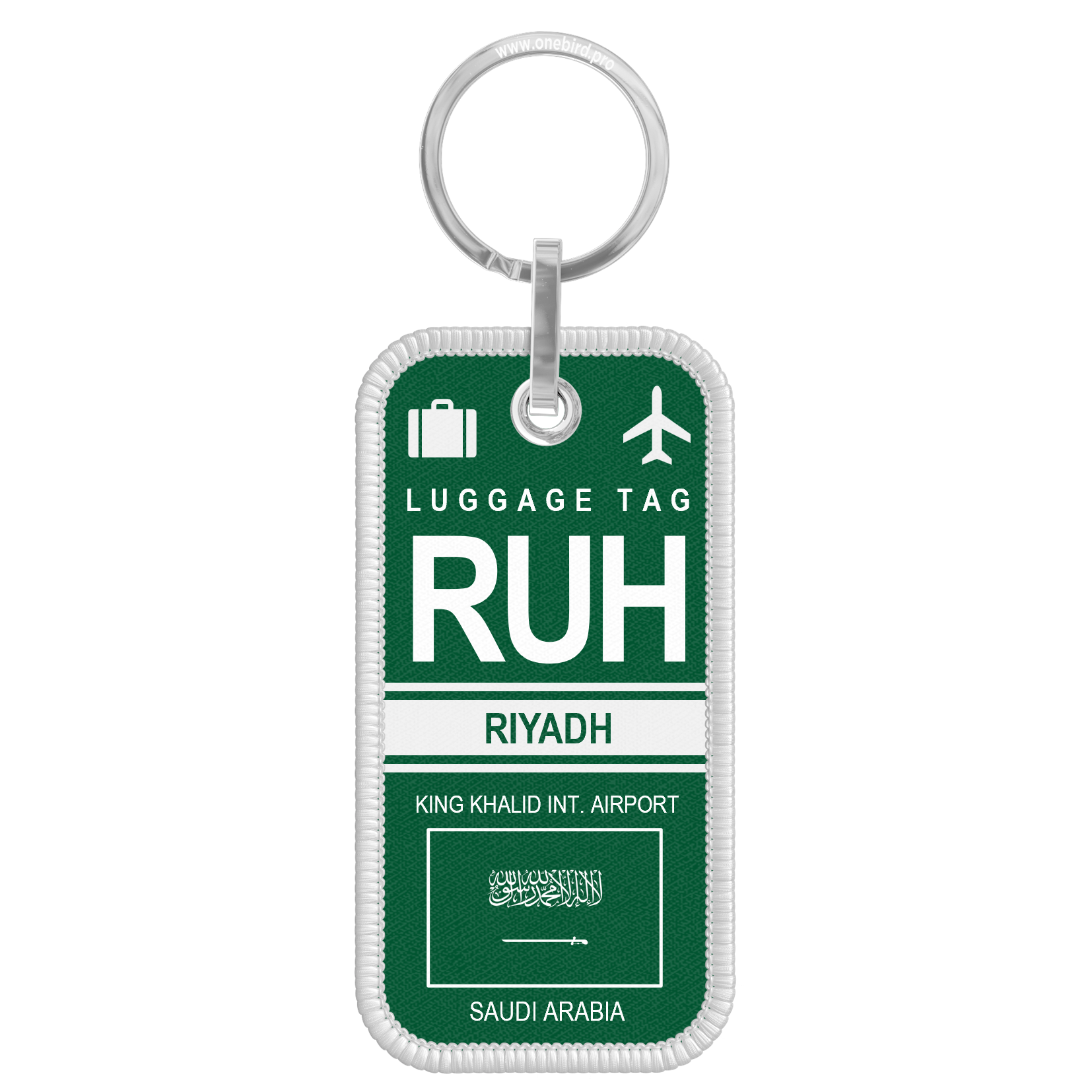 Porte-clés flamme - Airport code - RUH - RIYADH