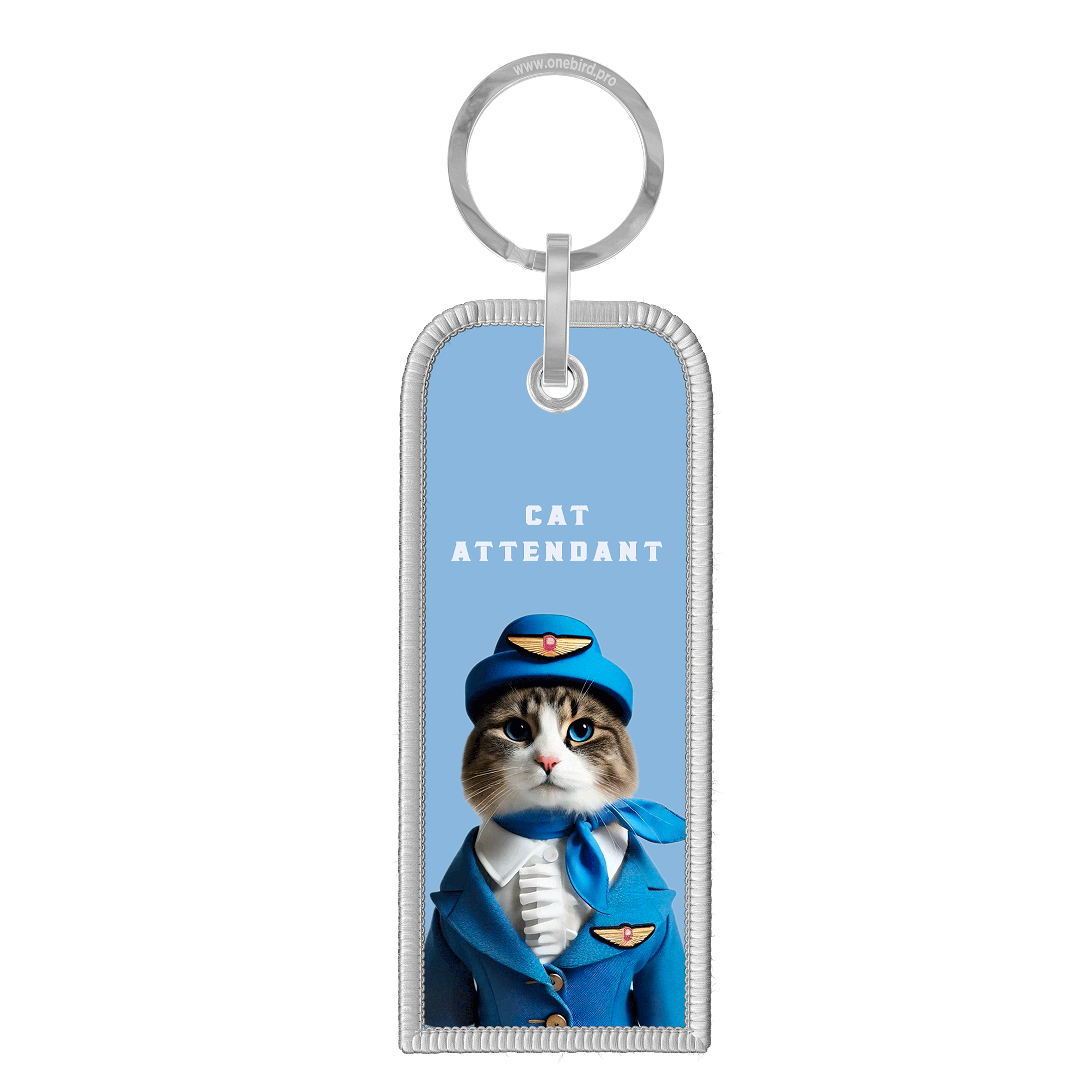 Porte-Clés Flamme Collection Chatviateurs - Cat Attendant