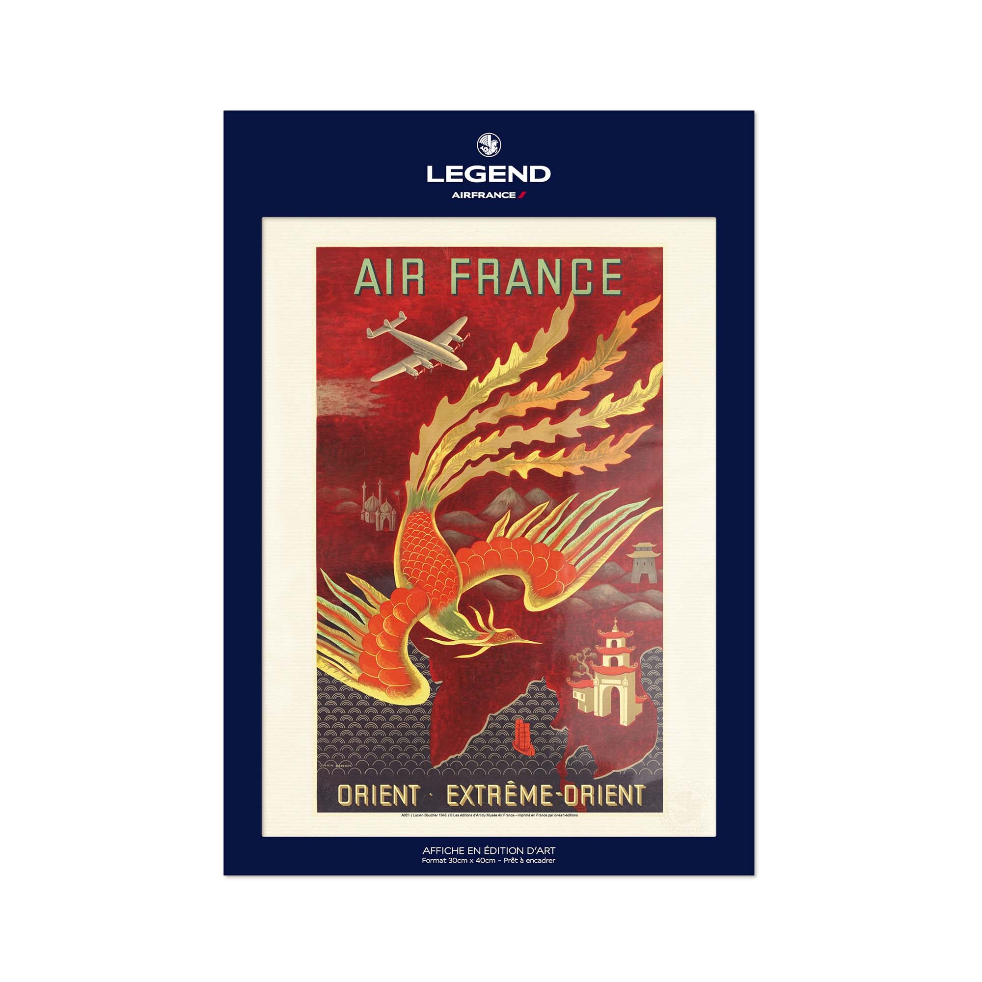 Affiche Air France - Orient Extrême Orient