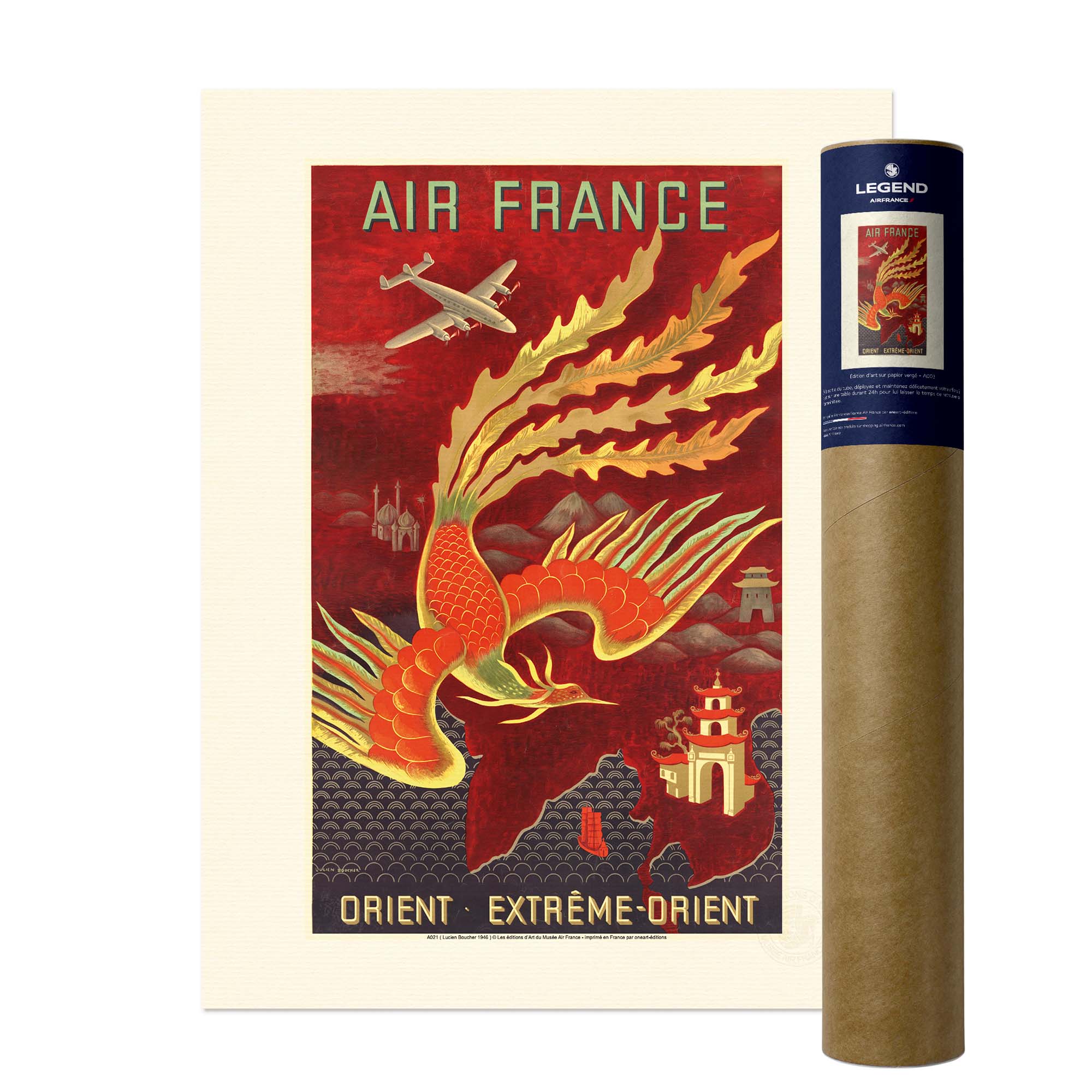 Affiche Air France - Orient Extrême Orient