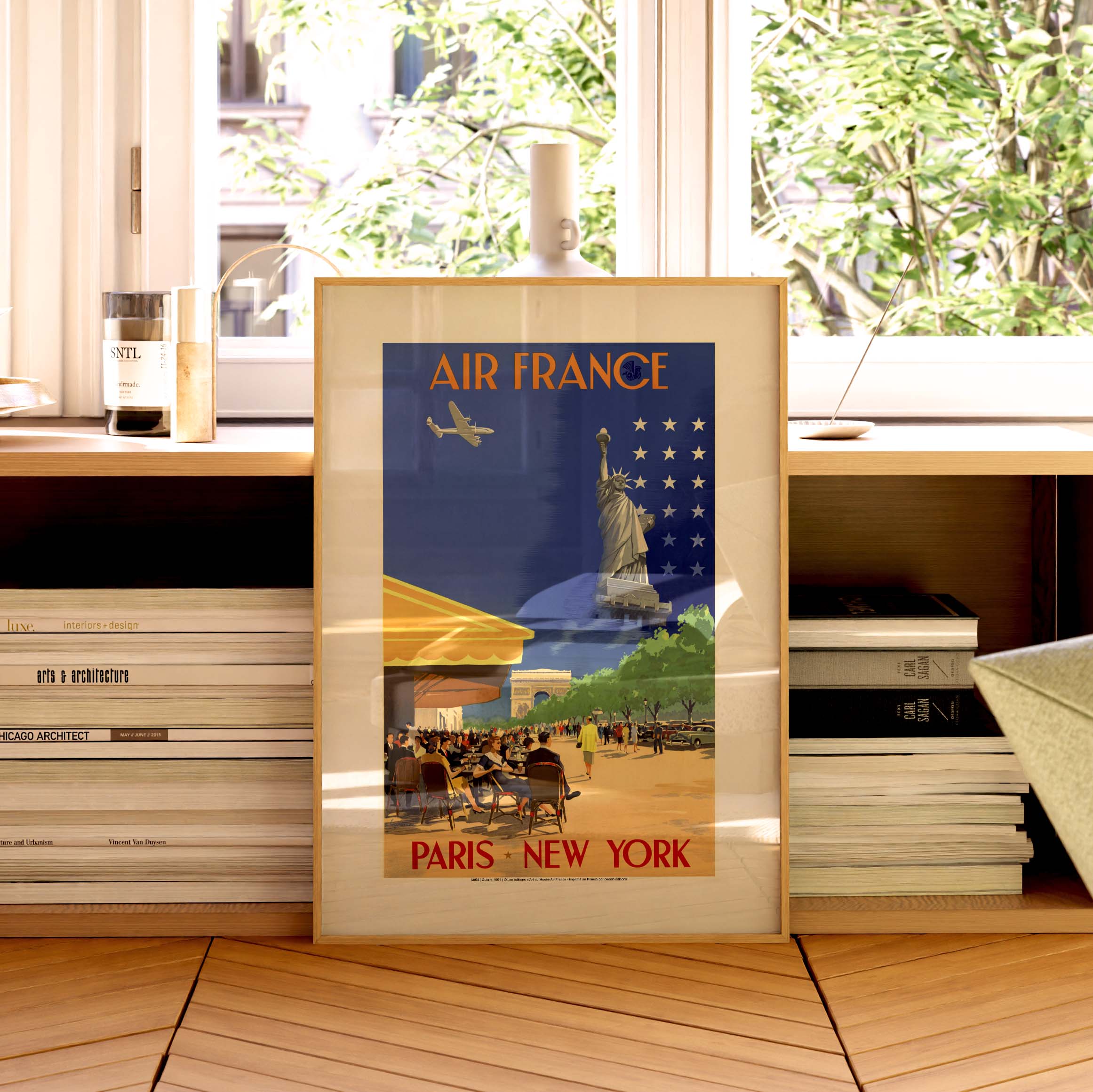 Affiche Air France - Paris New - York