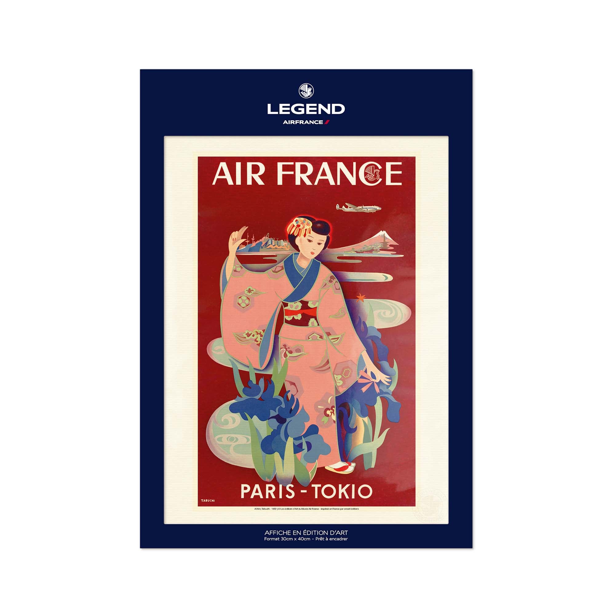 Air France poster - Paris - Tokyo