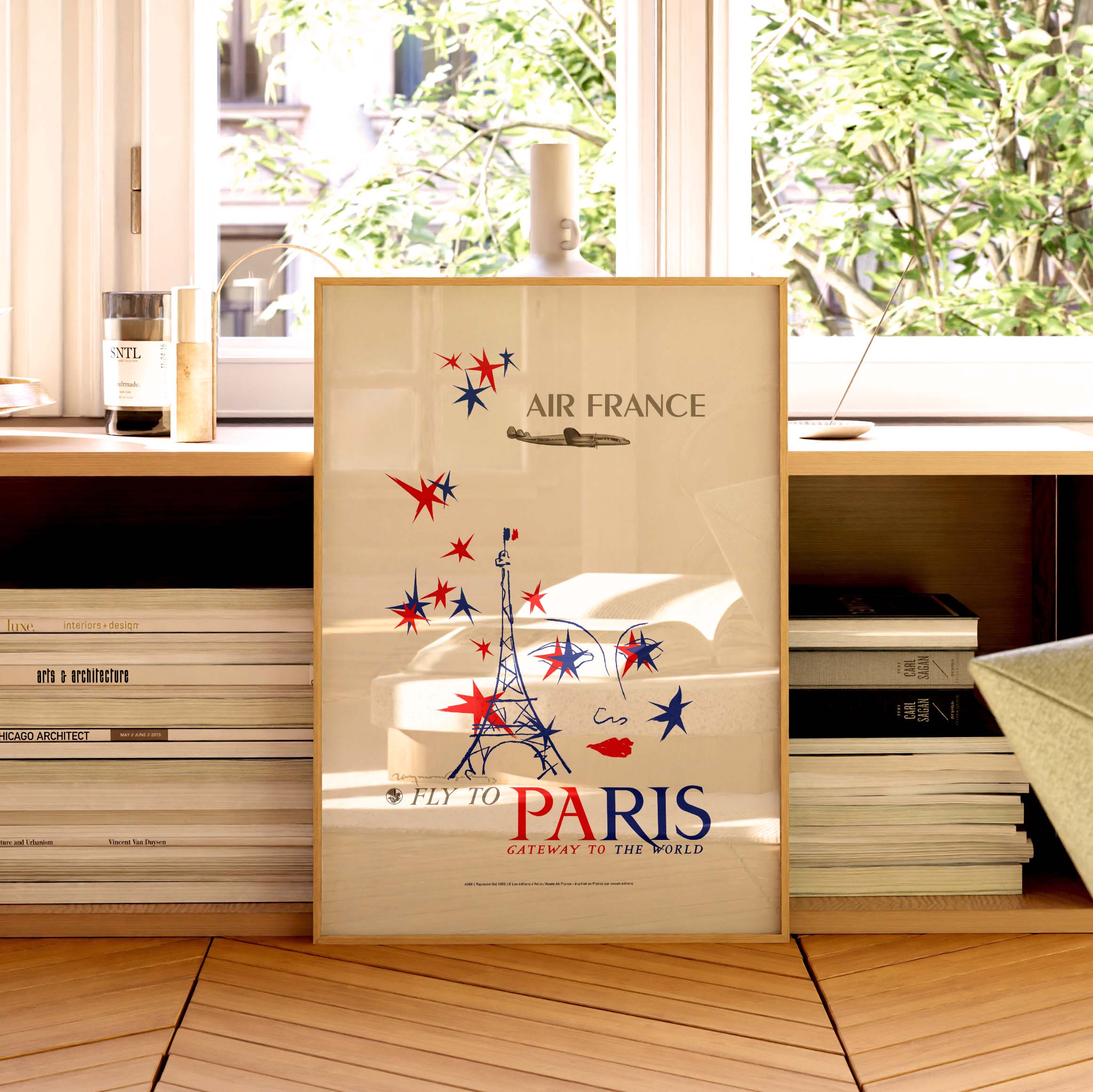 Affiche Air France - Paris, Gateway to the world
