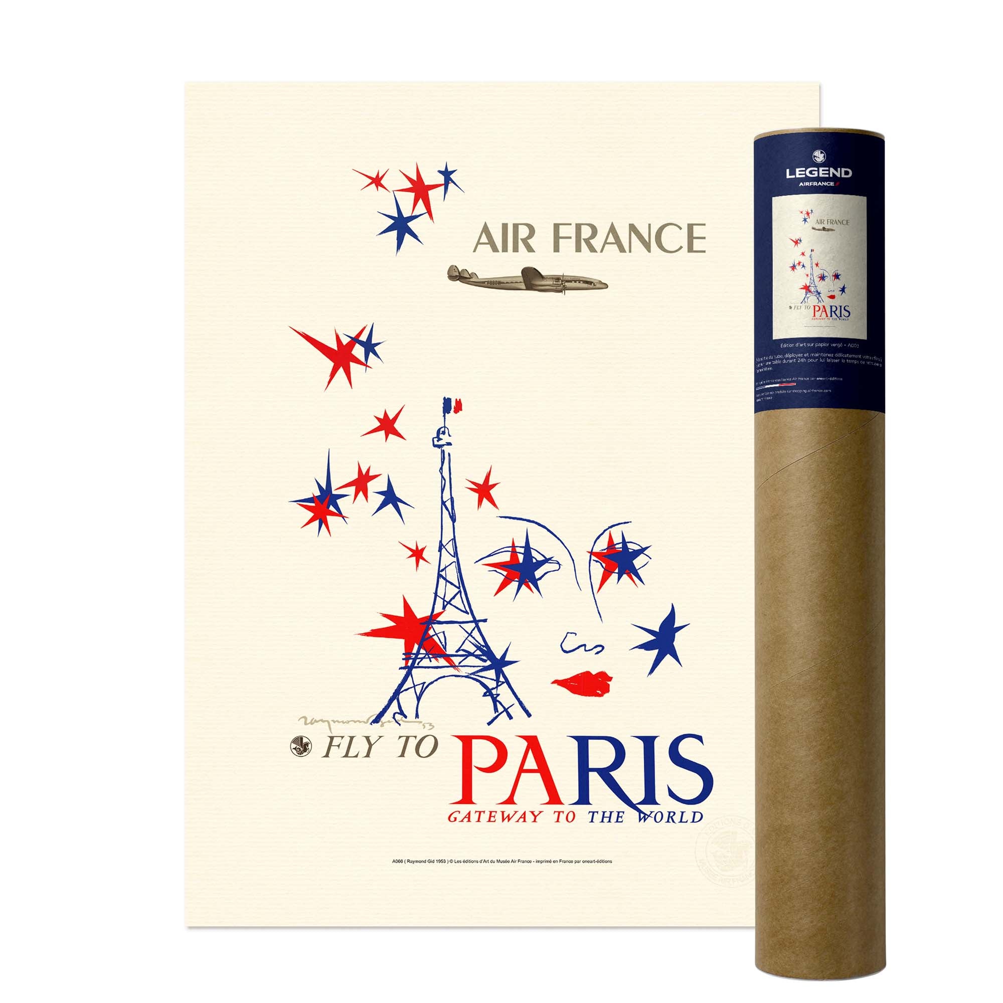 Affiche Air France - Paris, Gateway to the world