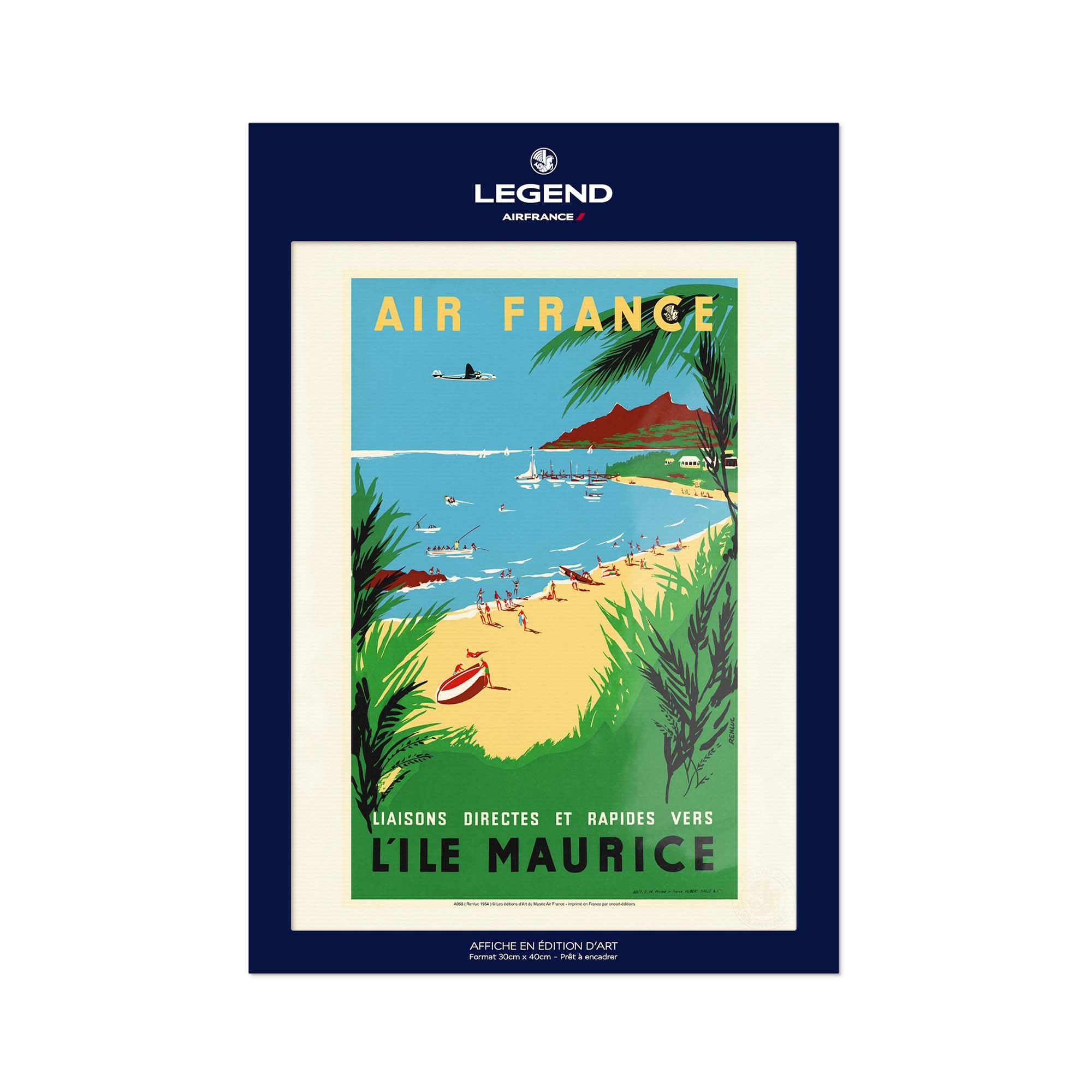 Affiche Air France - L'île Maurice