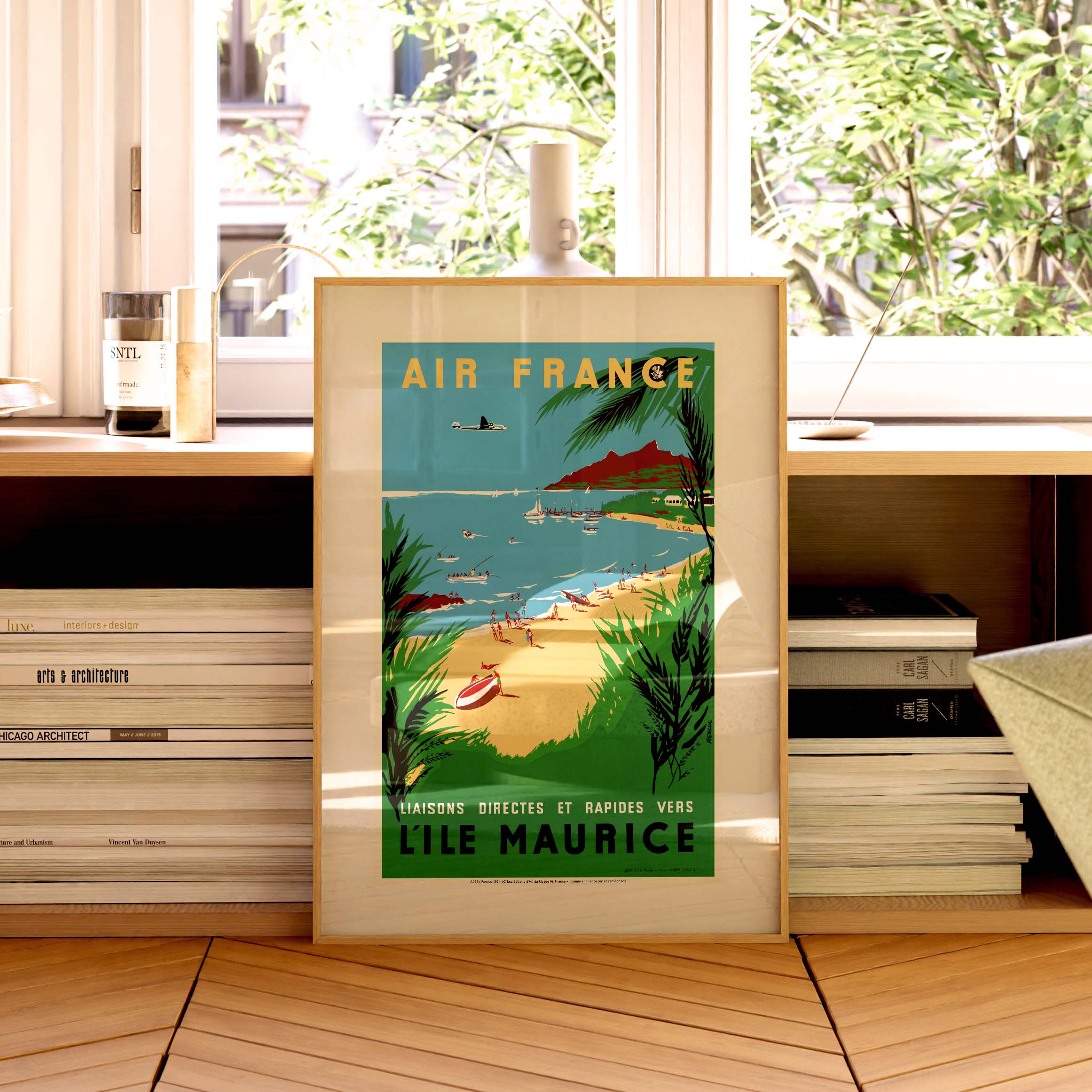 Affiche Air France - L'île Maurice