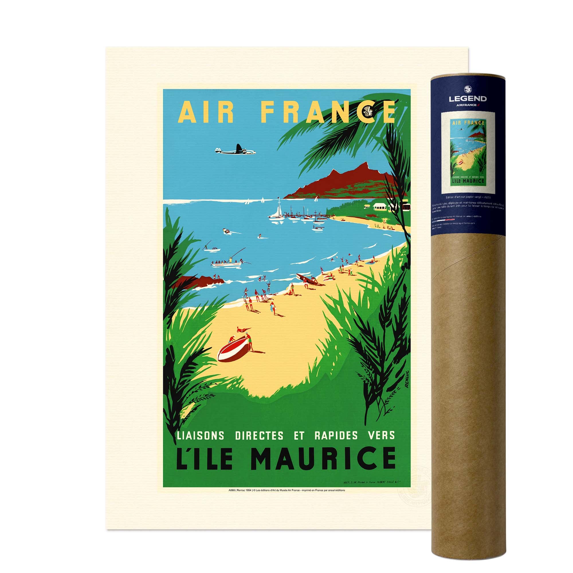 Affiche Air France - L'île Maurice