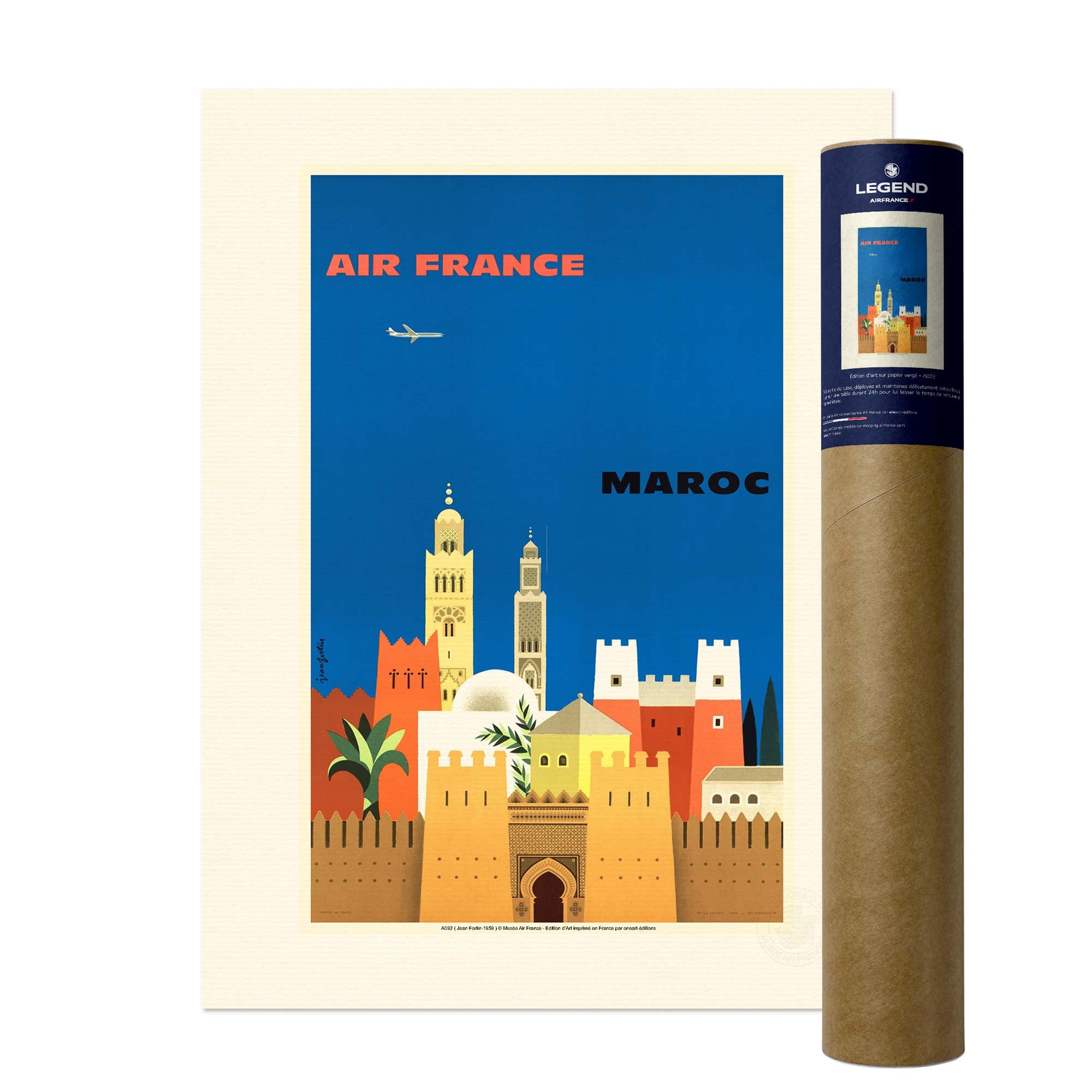 Affiche Air France - Maroc