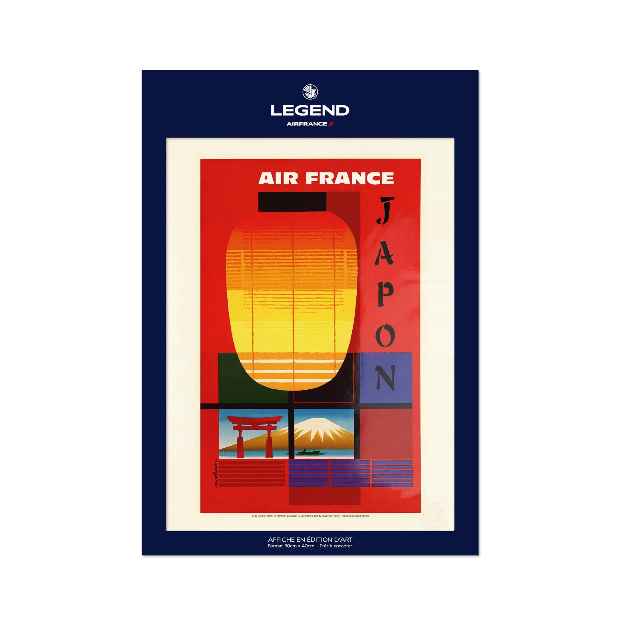 Affiche Air France - Japon