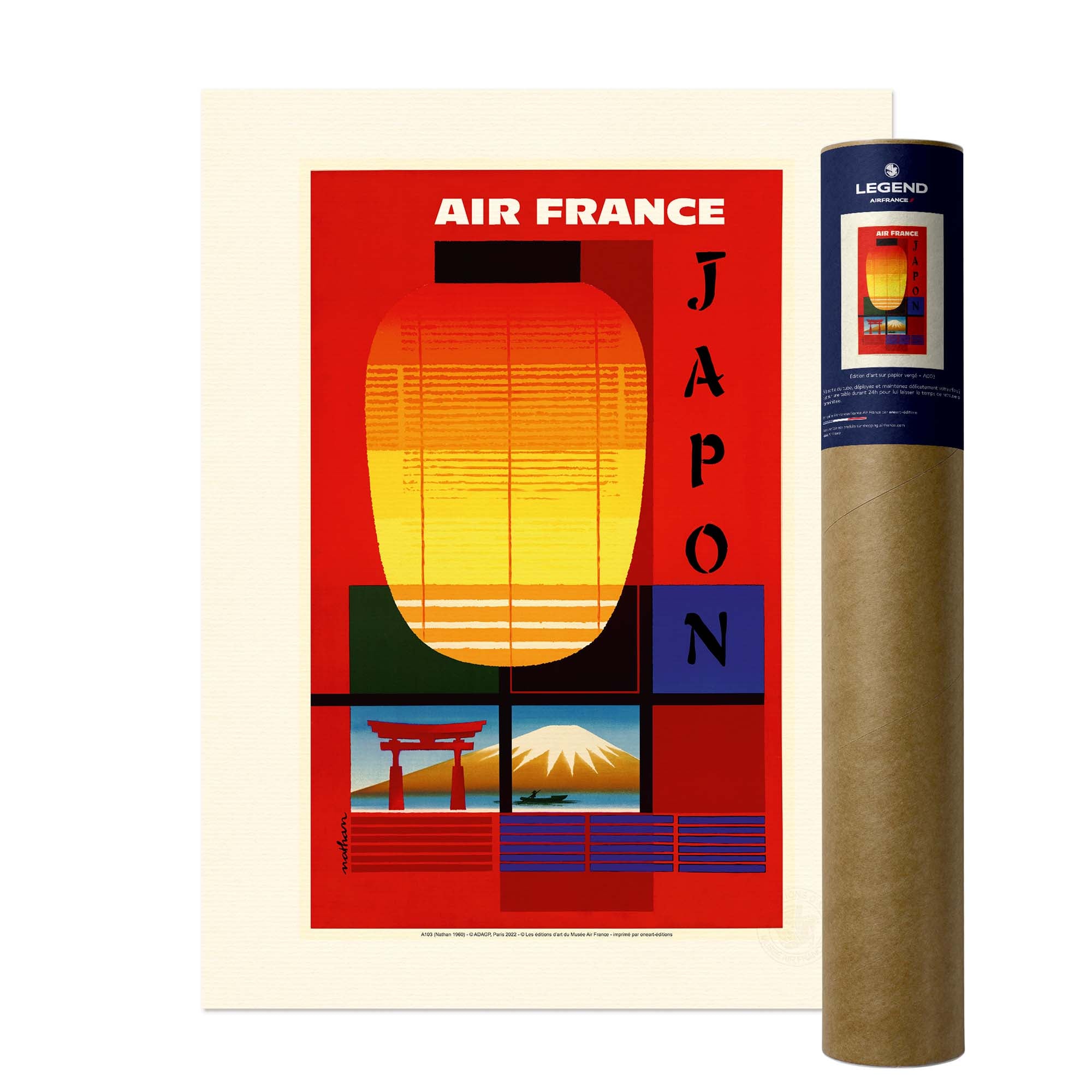 Affiche Air France - Japon