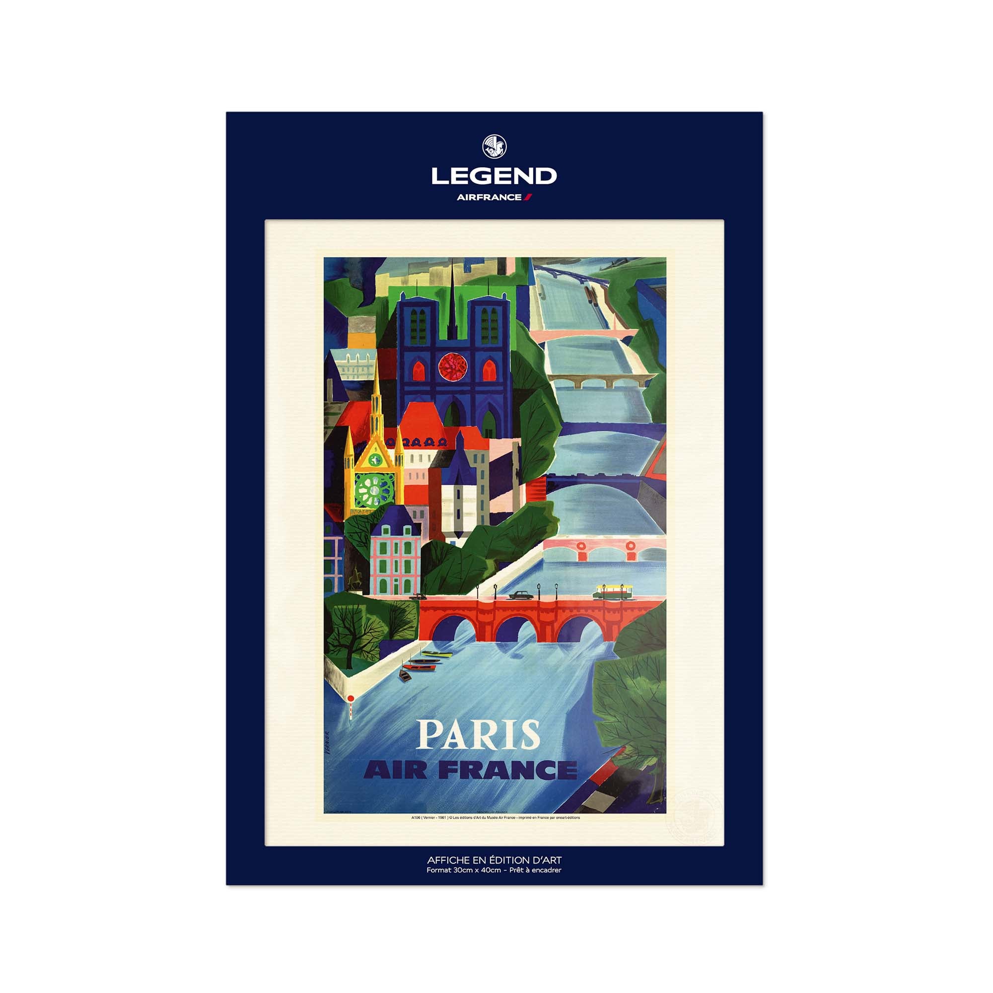 Affiche Air France - Paris