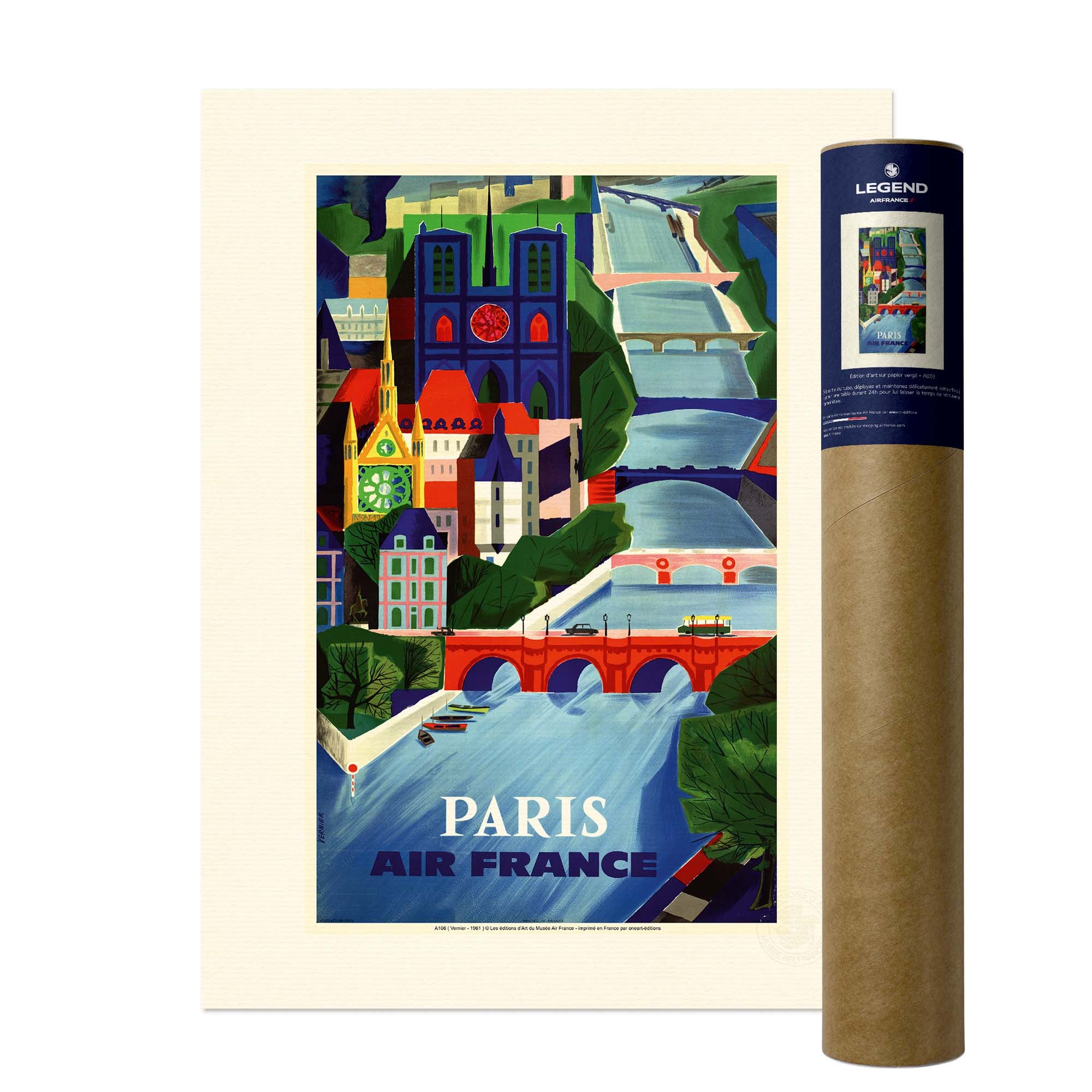 Affiche Air France - Paris