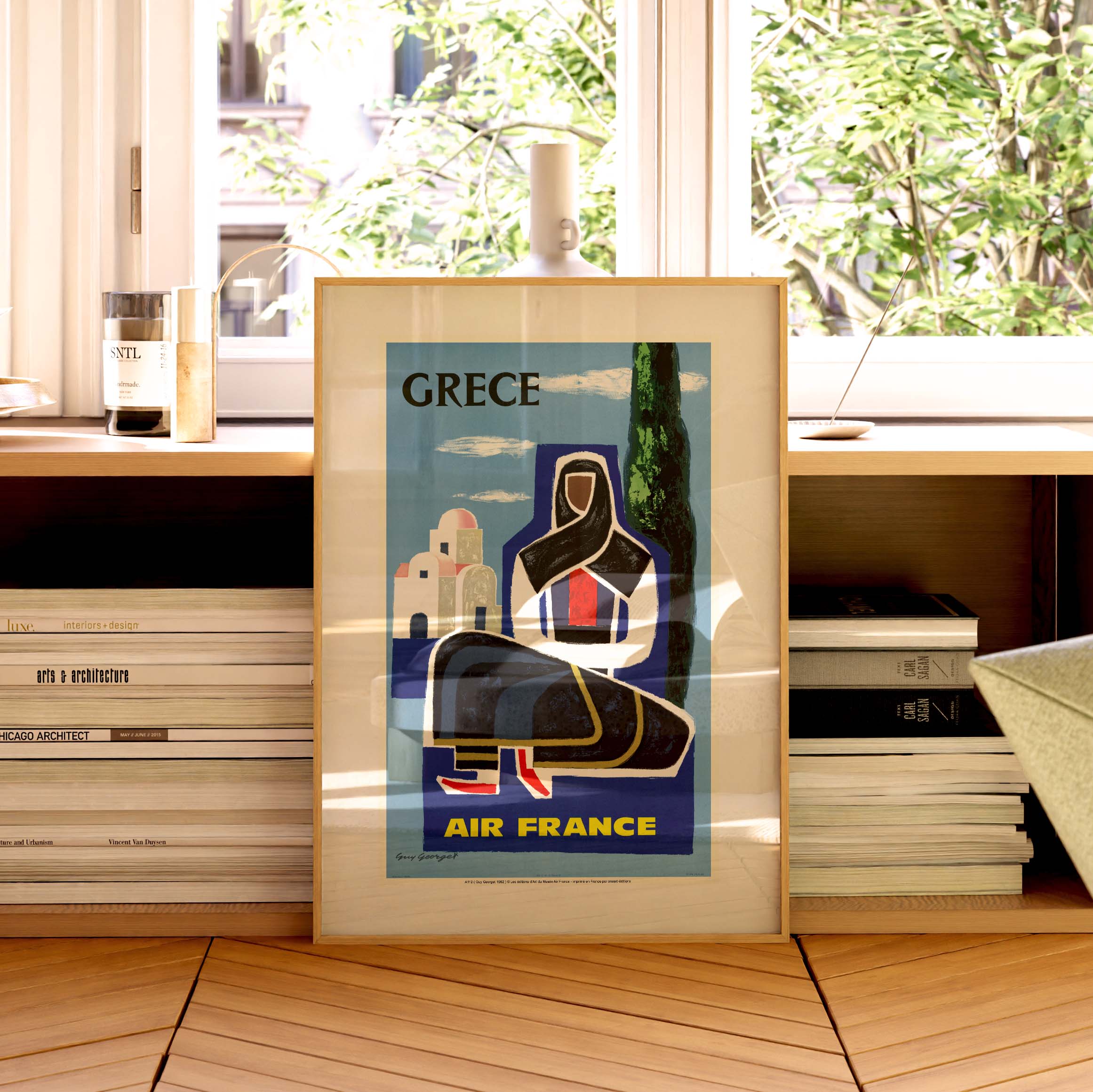 Affiche Air France - Grèce