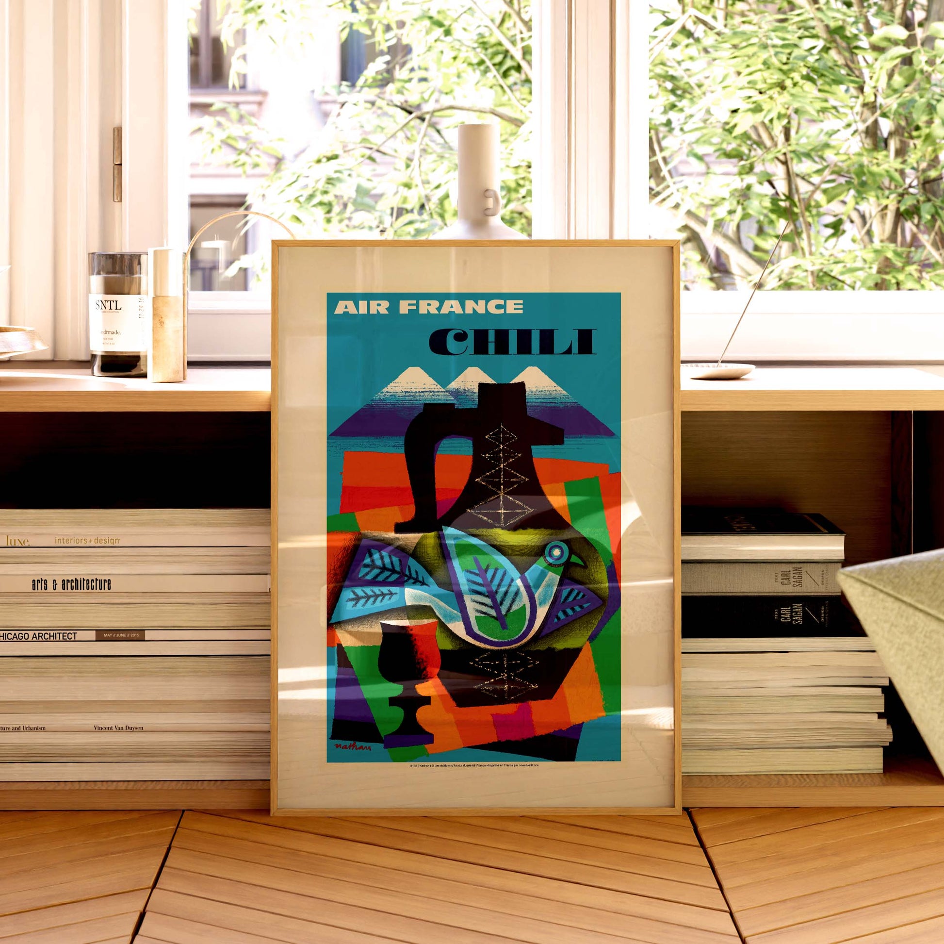 Affiche Air France - Chili