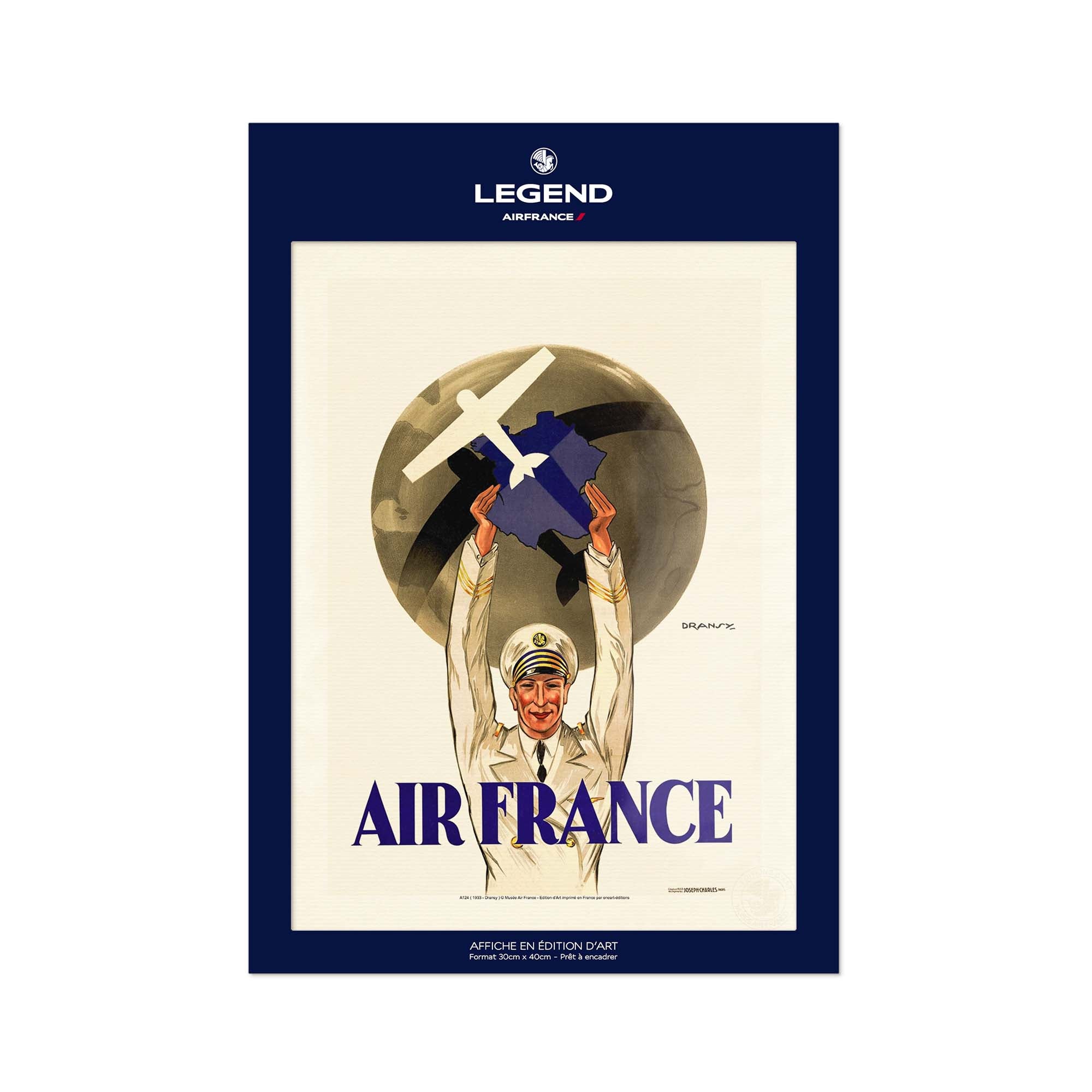 Affiche Air France - Première Affiche de la compagnie