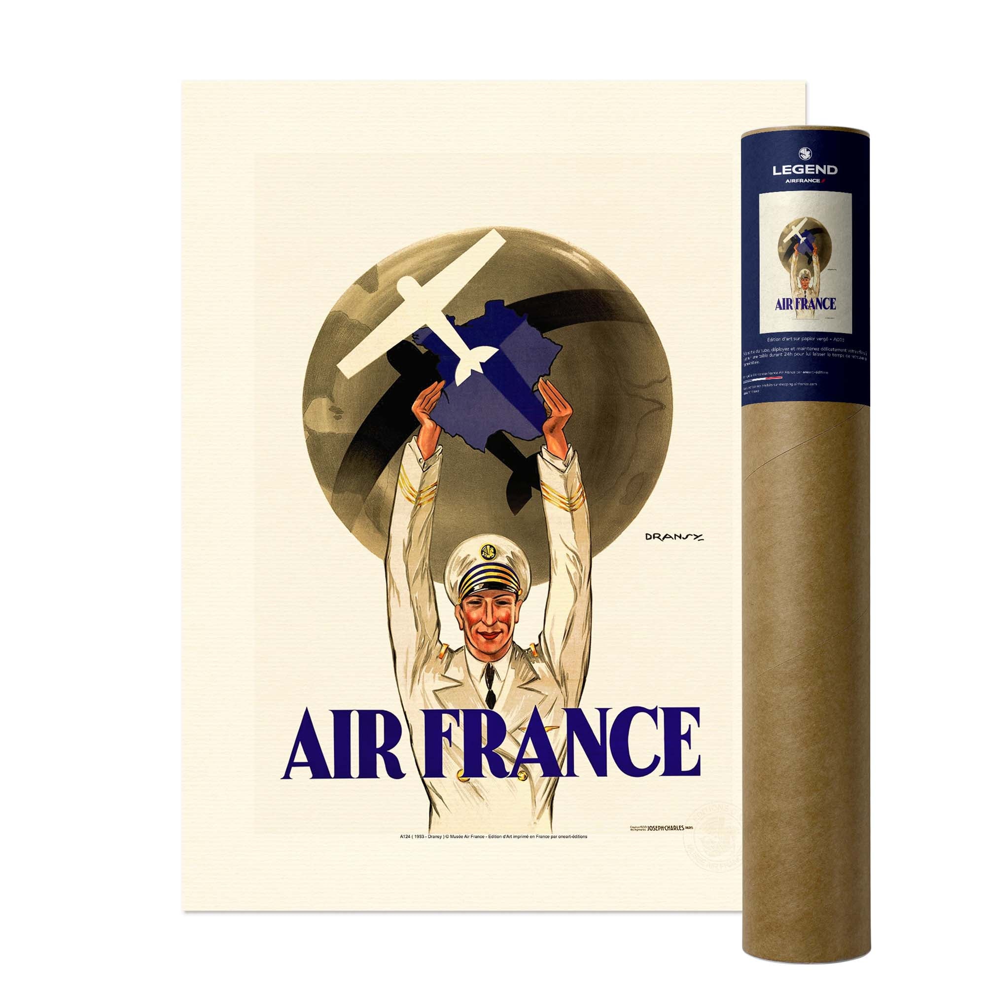Affiche Air France - Première Affiche de la compagnie