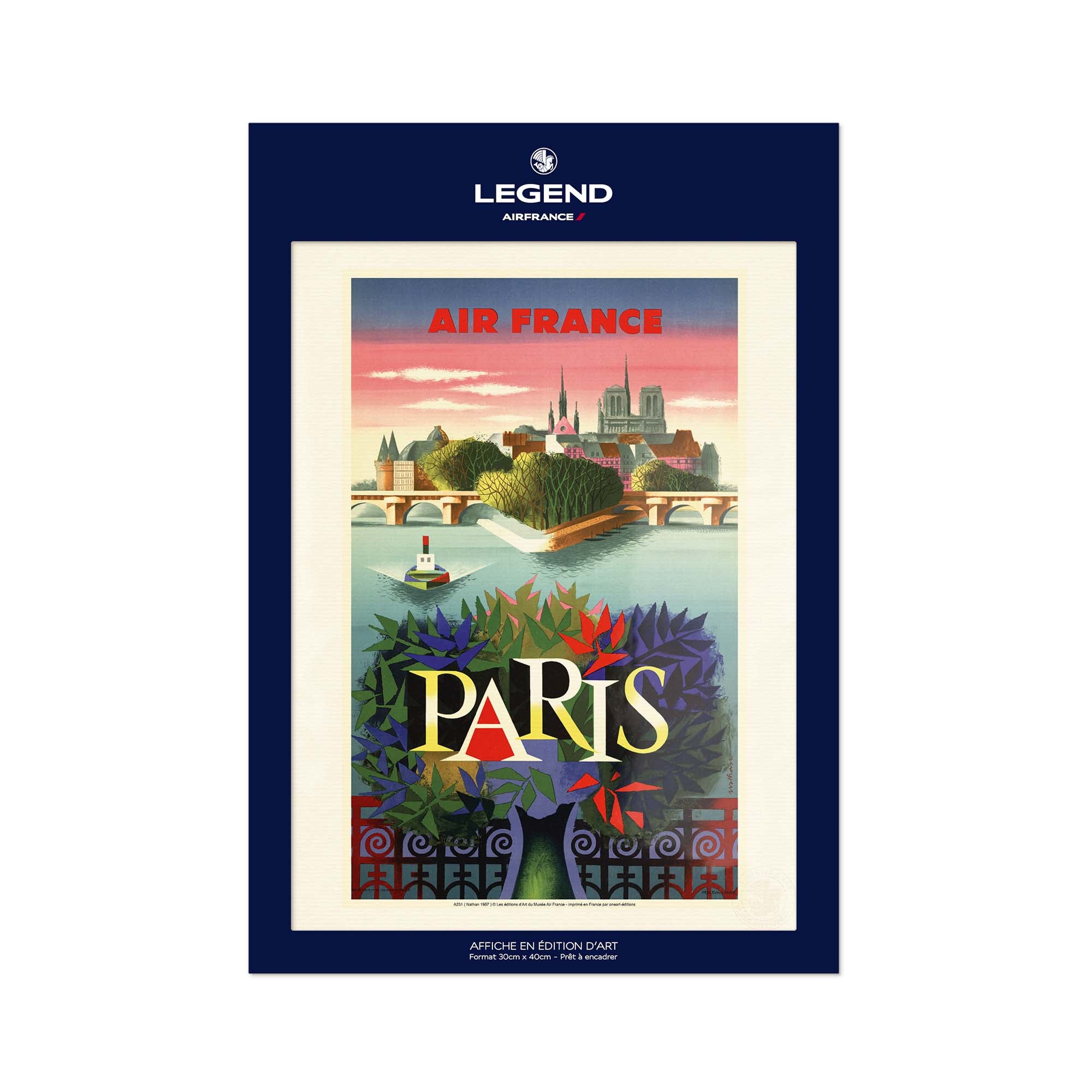 Affiche Air France - Paris