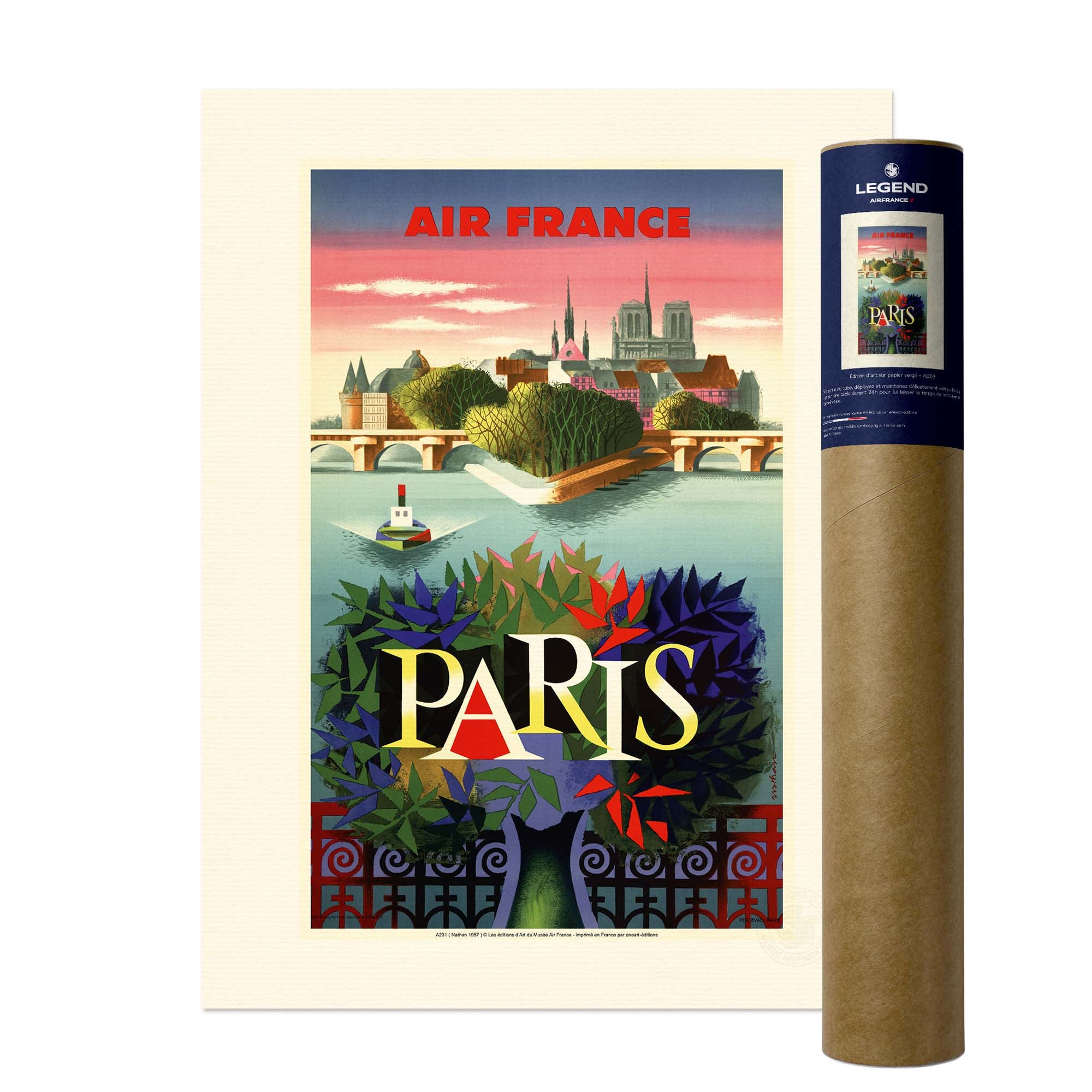 Affiche Air France - Paris