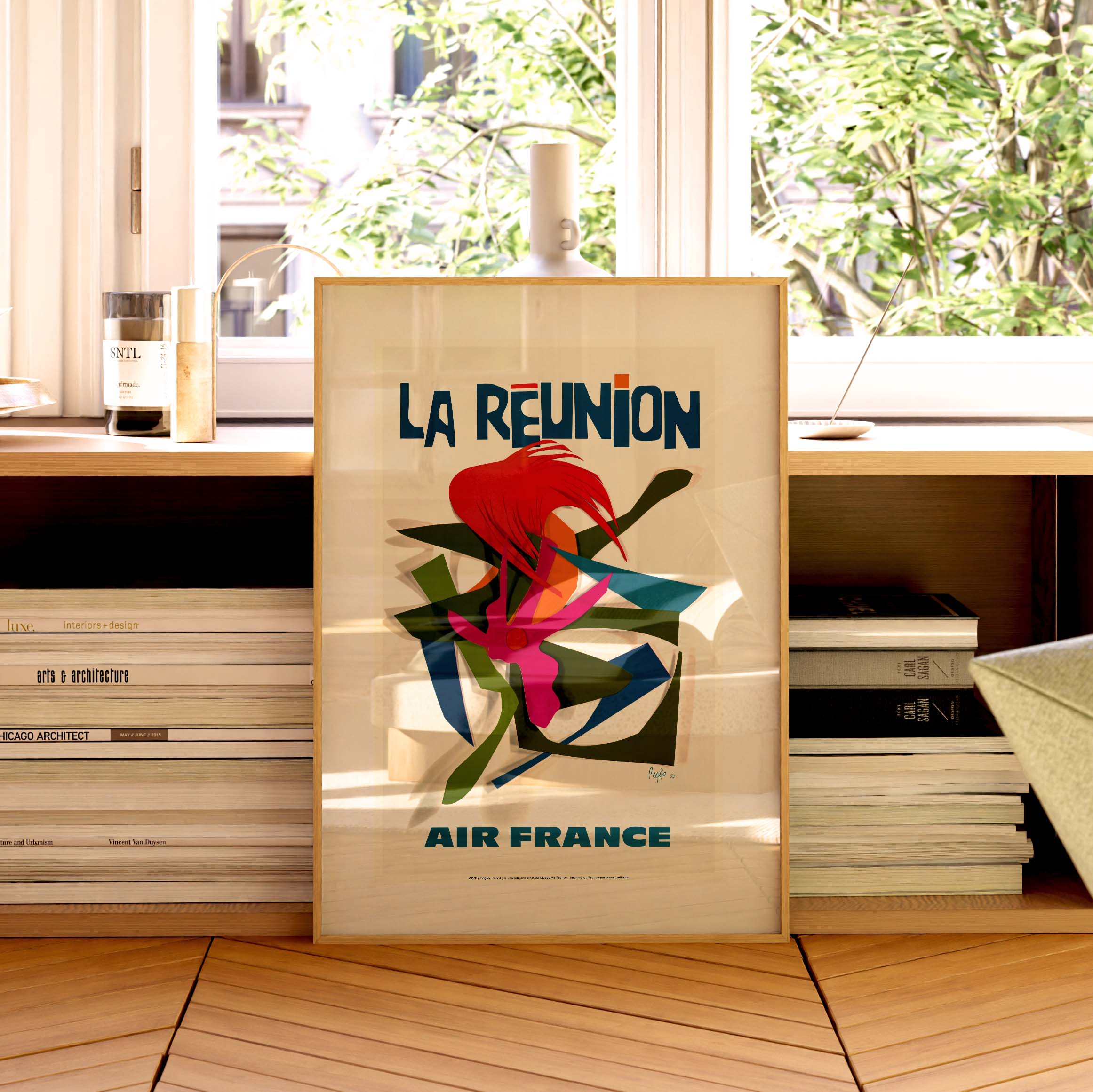 Affiche Air France - La Réunion