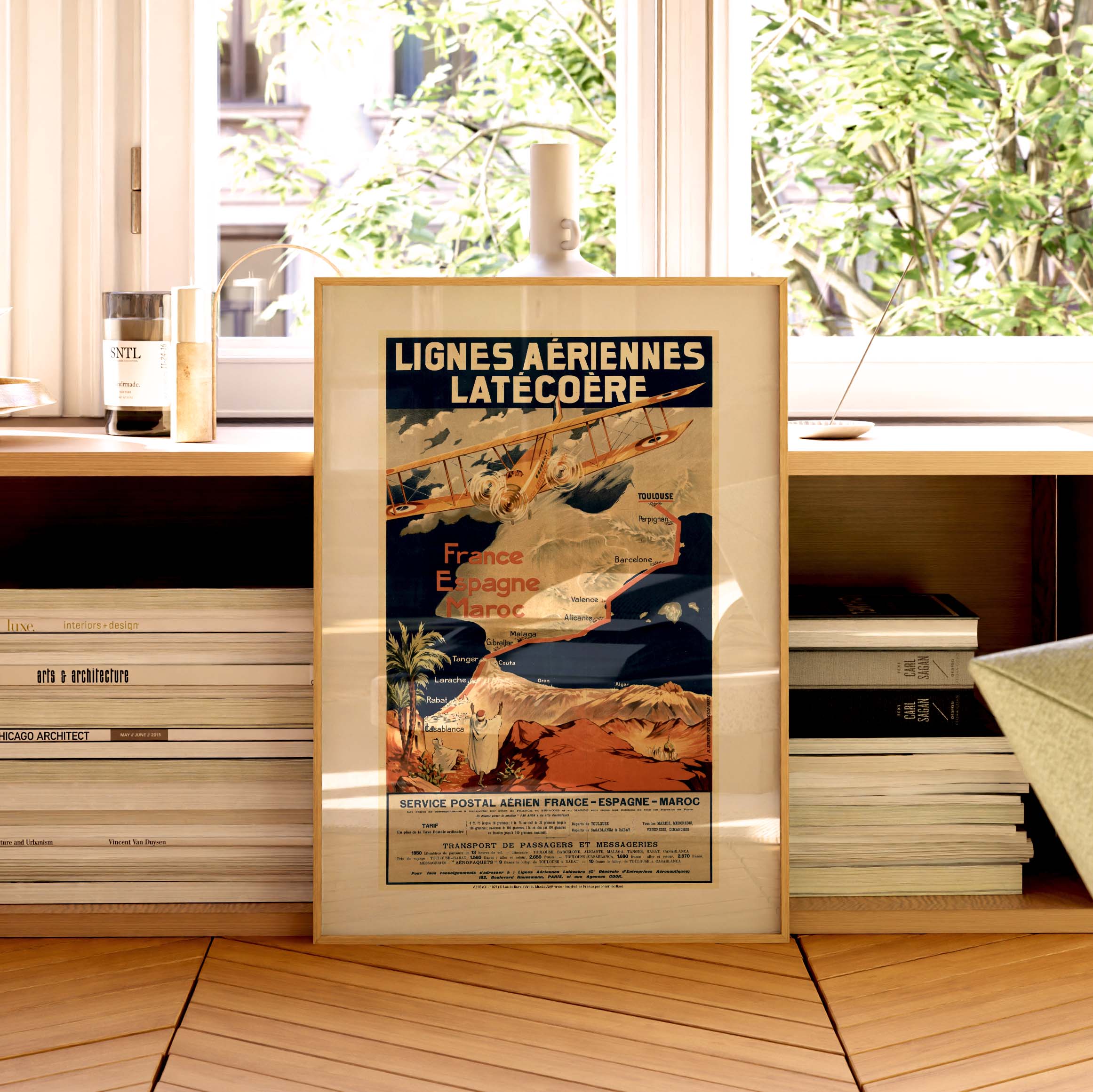 Affiche Air France - LATECOERE Affiche 1921