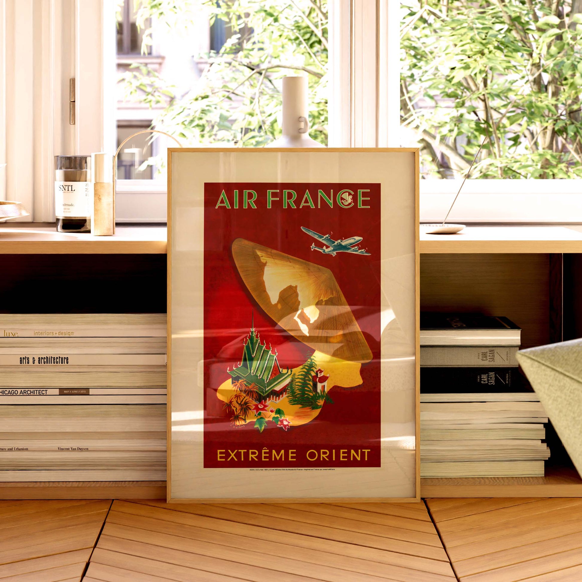 Affiche Air France - Extrême Orient