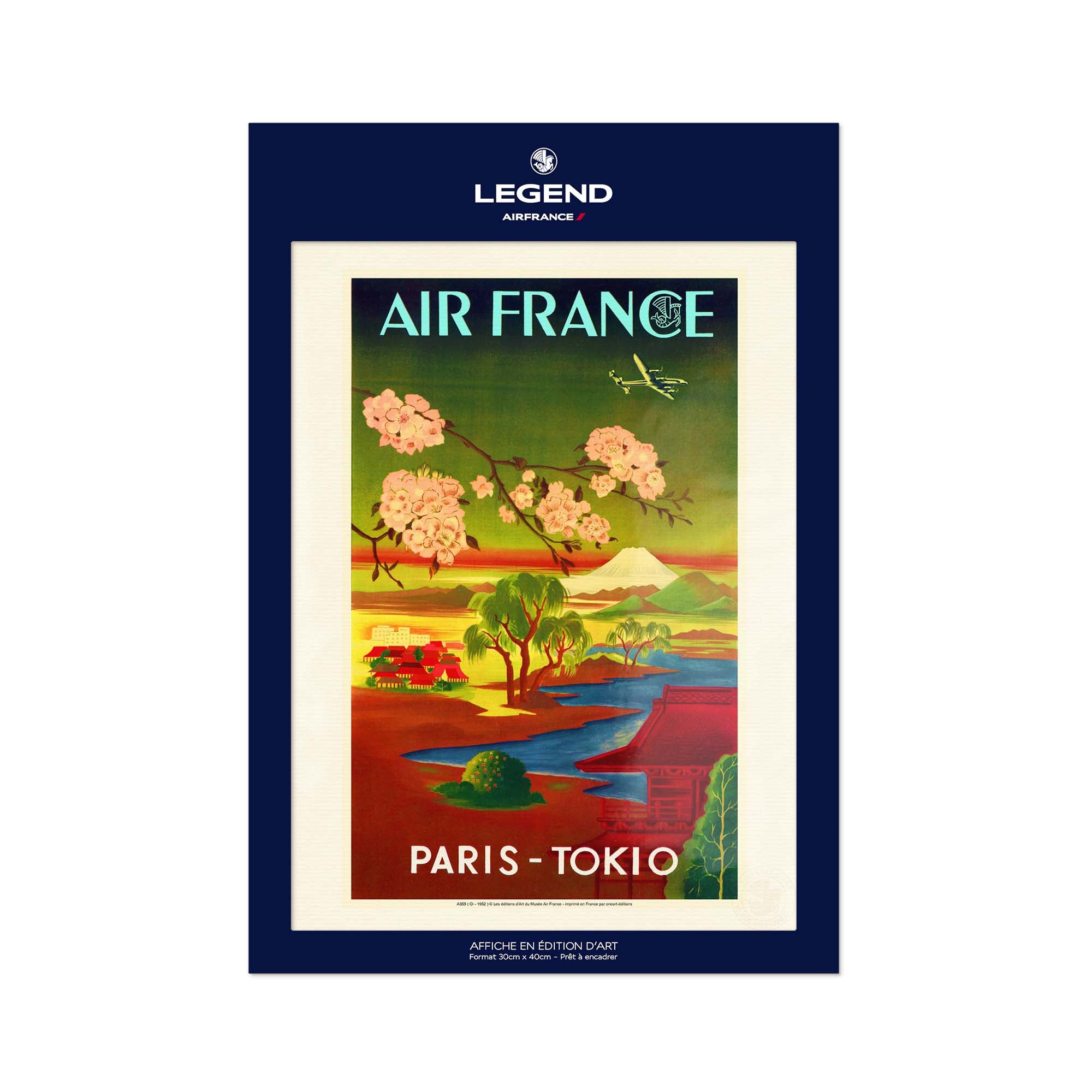 Affiche Air France - PARIS TOKIO