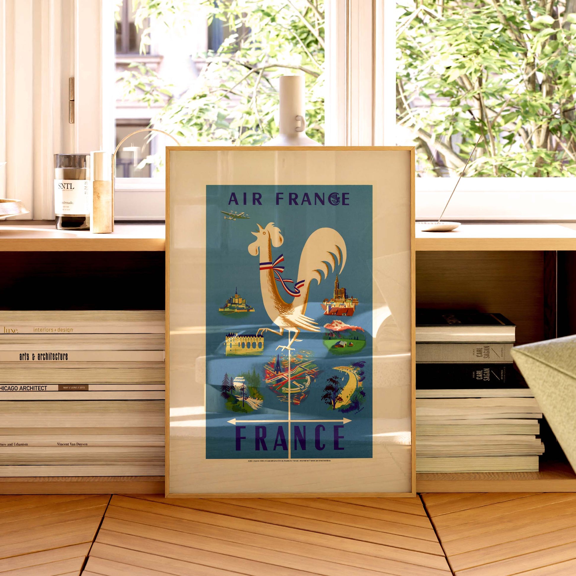 Affiche Air France - France (Coq)