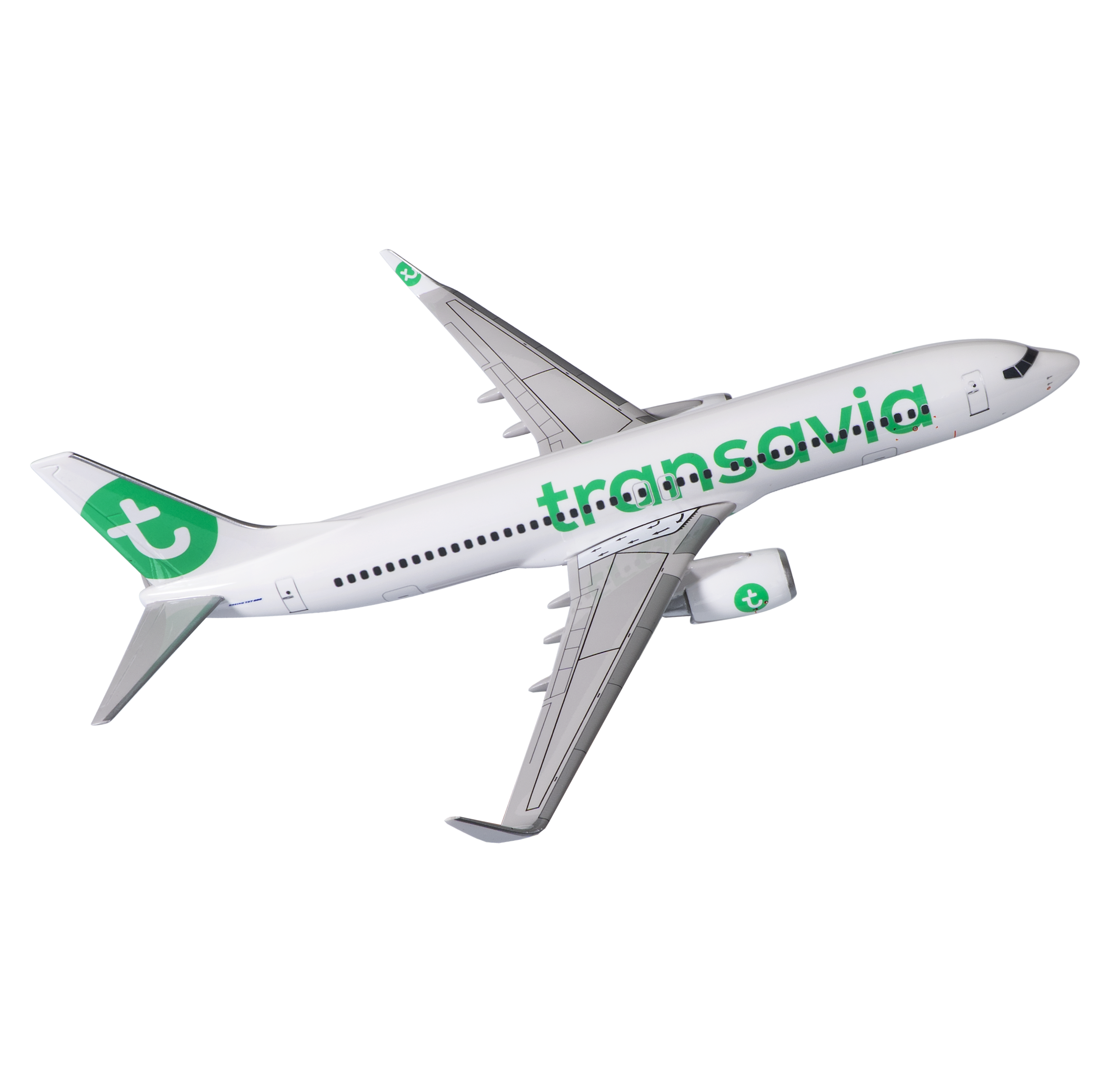 Maquette avion B737-800 Transavia - résine 1/100