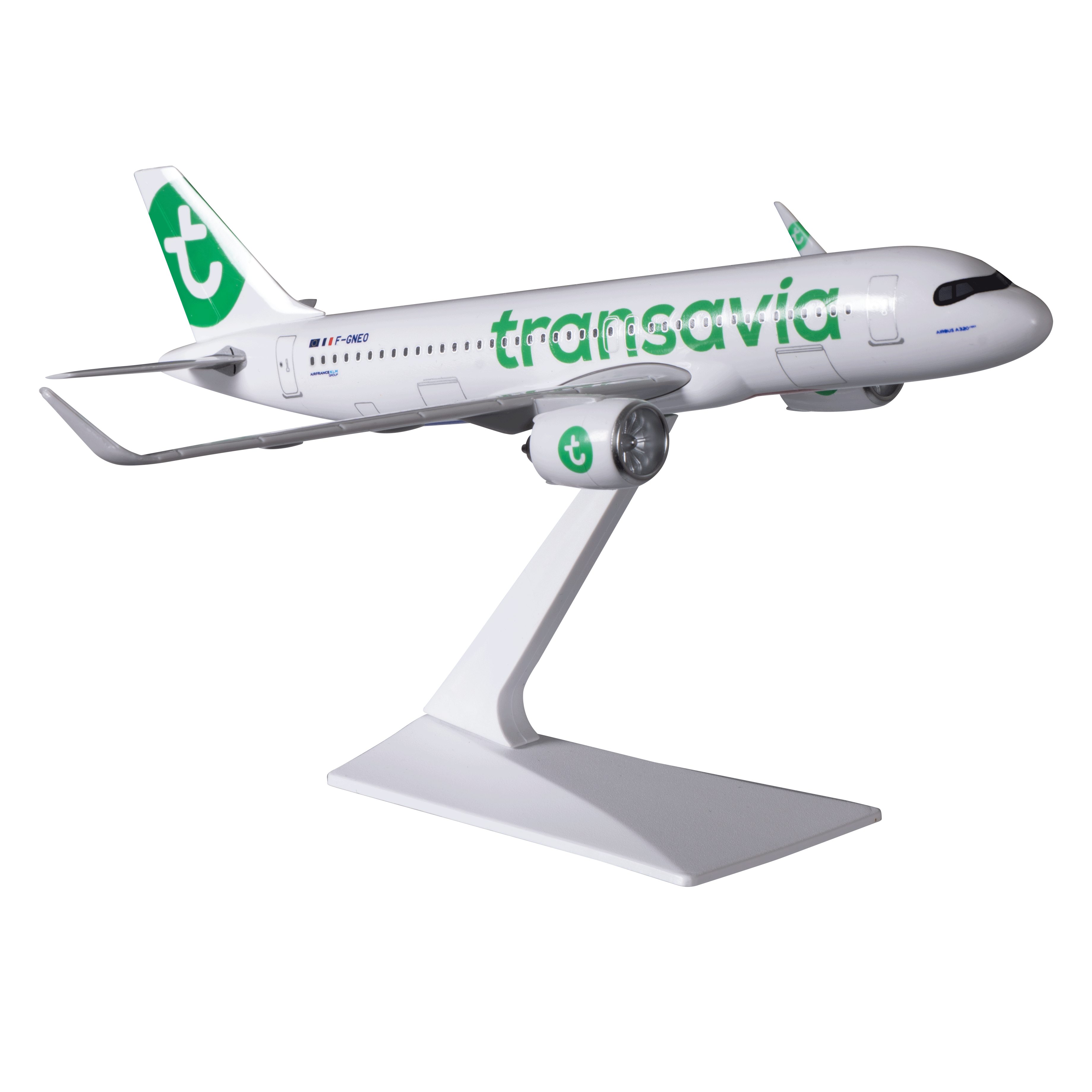Maquette avion Airbus A320neo Transavia - Plastique 1/200
