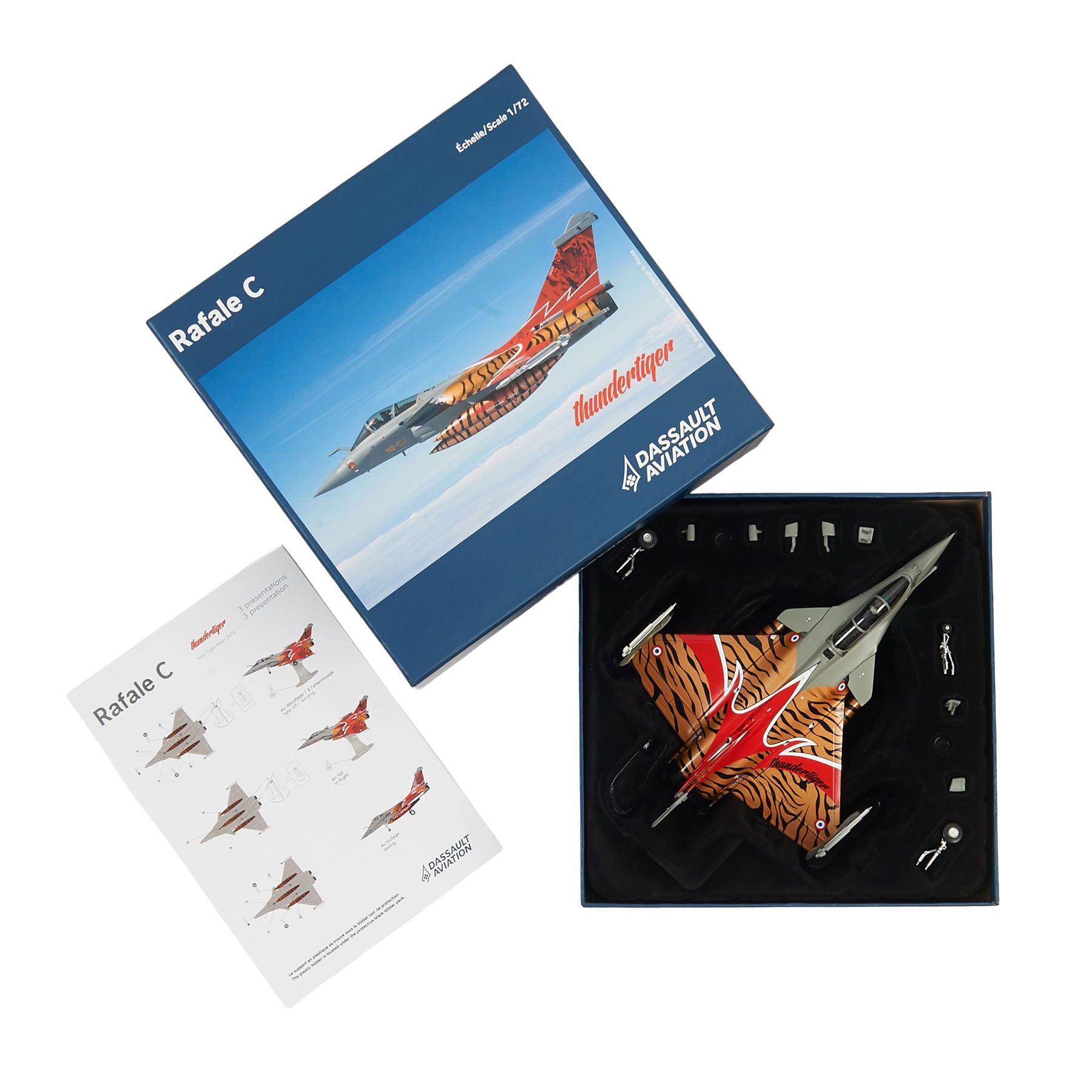 Maquette Rafale C - Nato Tiger Meet 2014 - Echelle 1/72ème