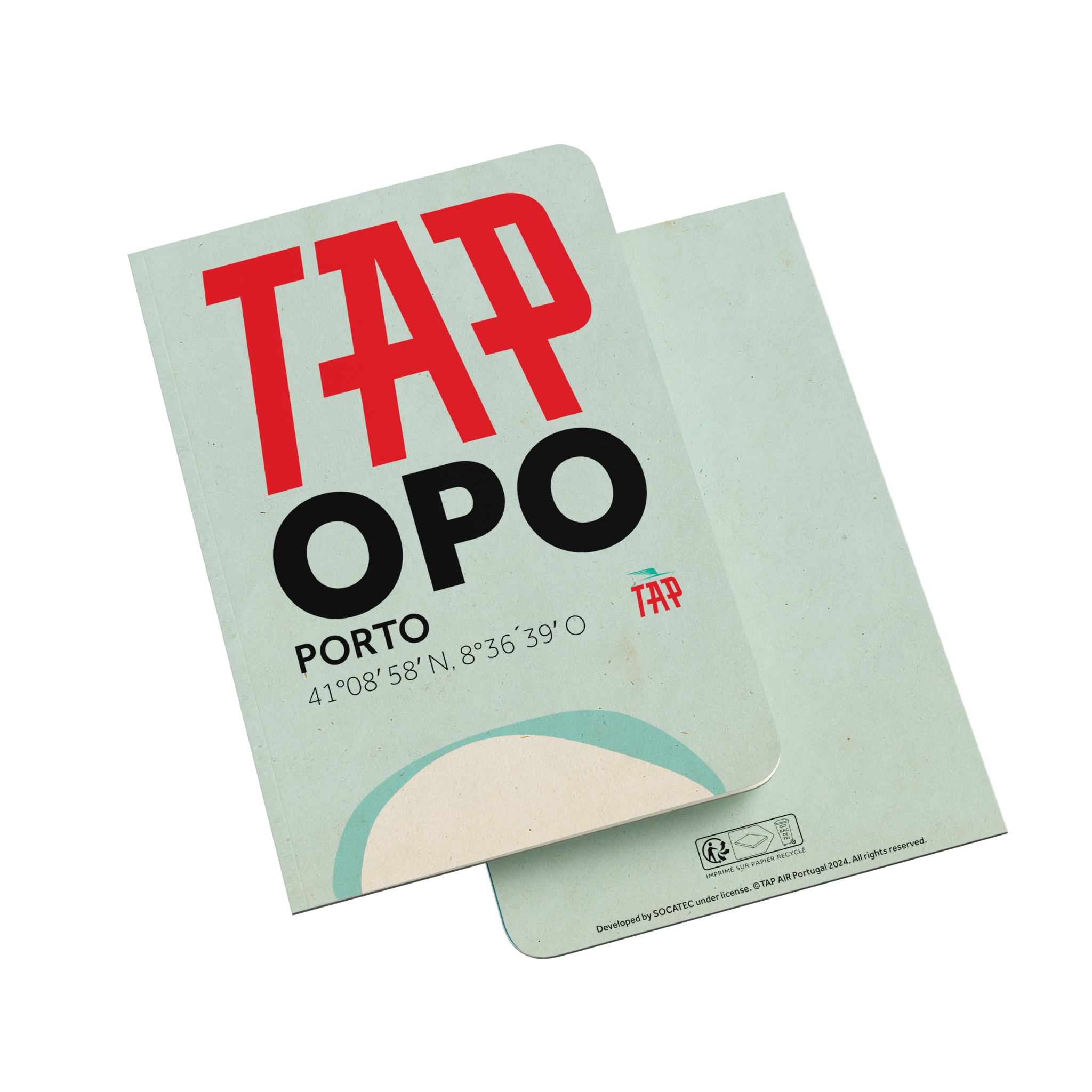 Carnet A5 Porto (OPO) TAP